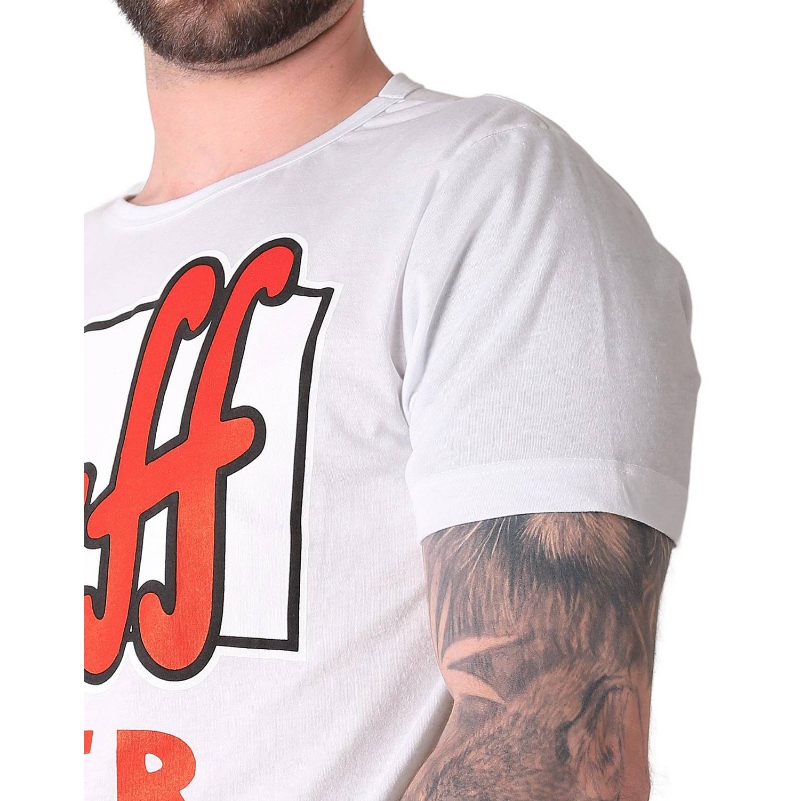 Playera Hombre Moda Camiseta Blanco Simpson 58204840 .
