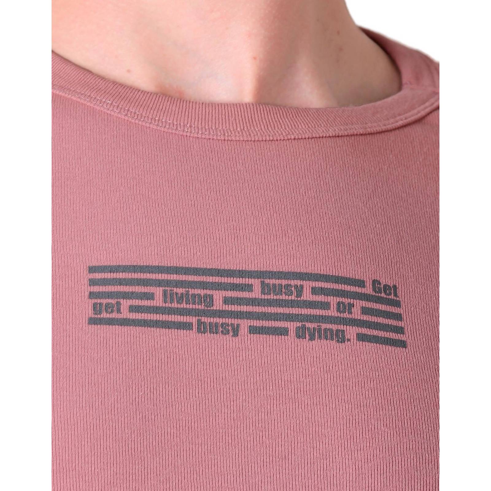 Playera Hombre Moda Camiseta Rosa Silver Plate 60204802 