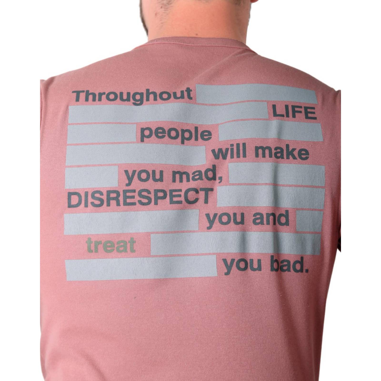 Playera Hombre Moda Camiseta Rosa Silver Plate 60204802 