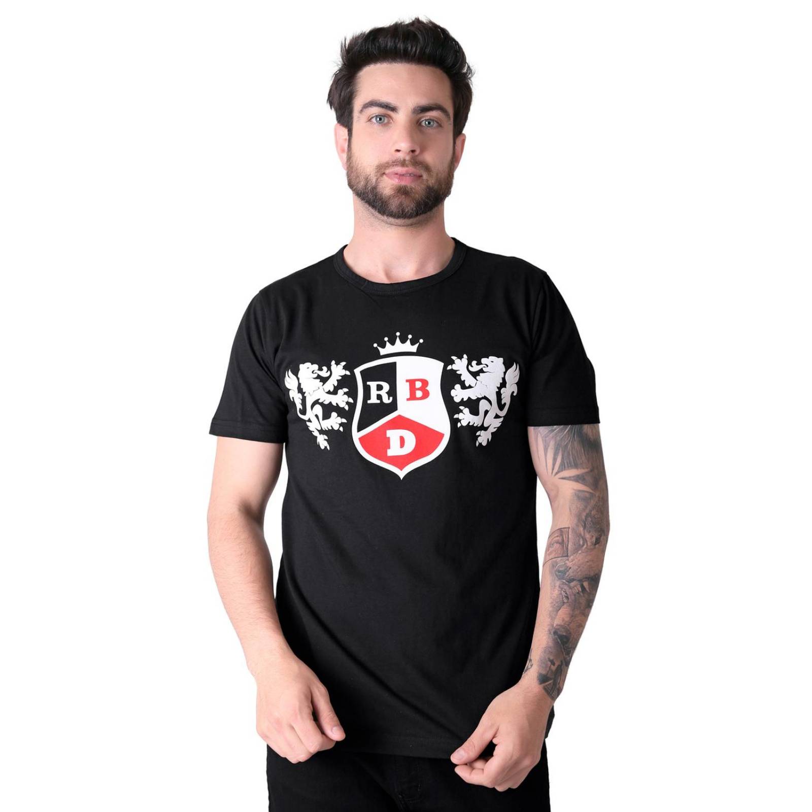 Playera Hombre Moda Camiseta Negro Rbd Rebelde 58204864 .