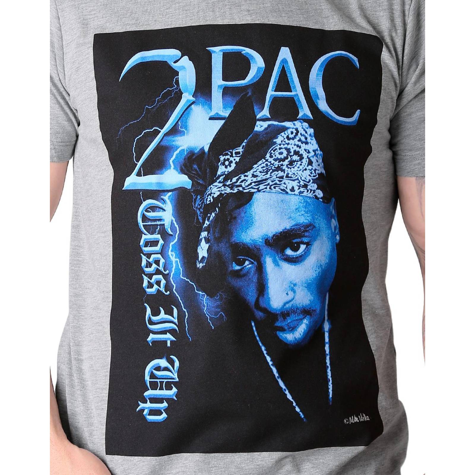 Playera Hombre Moda Camiseta Gris Bandas De Rock 58204847 .