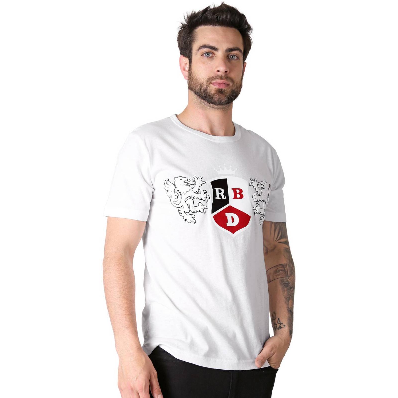 Playera Moda Camiseta Hombre Blanco Rbd Rebelde 58204865 