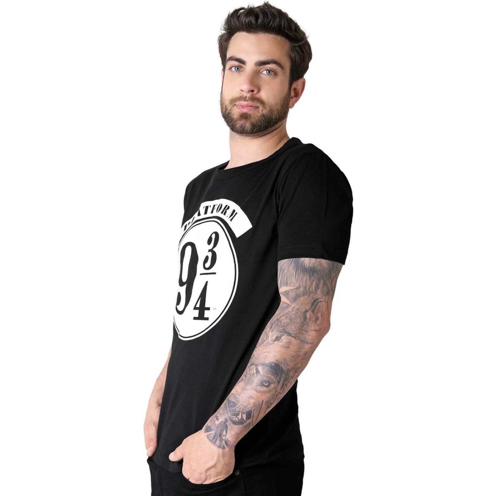Playera Hombre Moda Camiseta Negro Harry Potter 58204835 