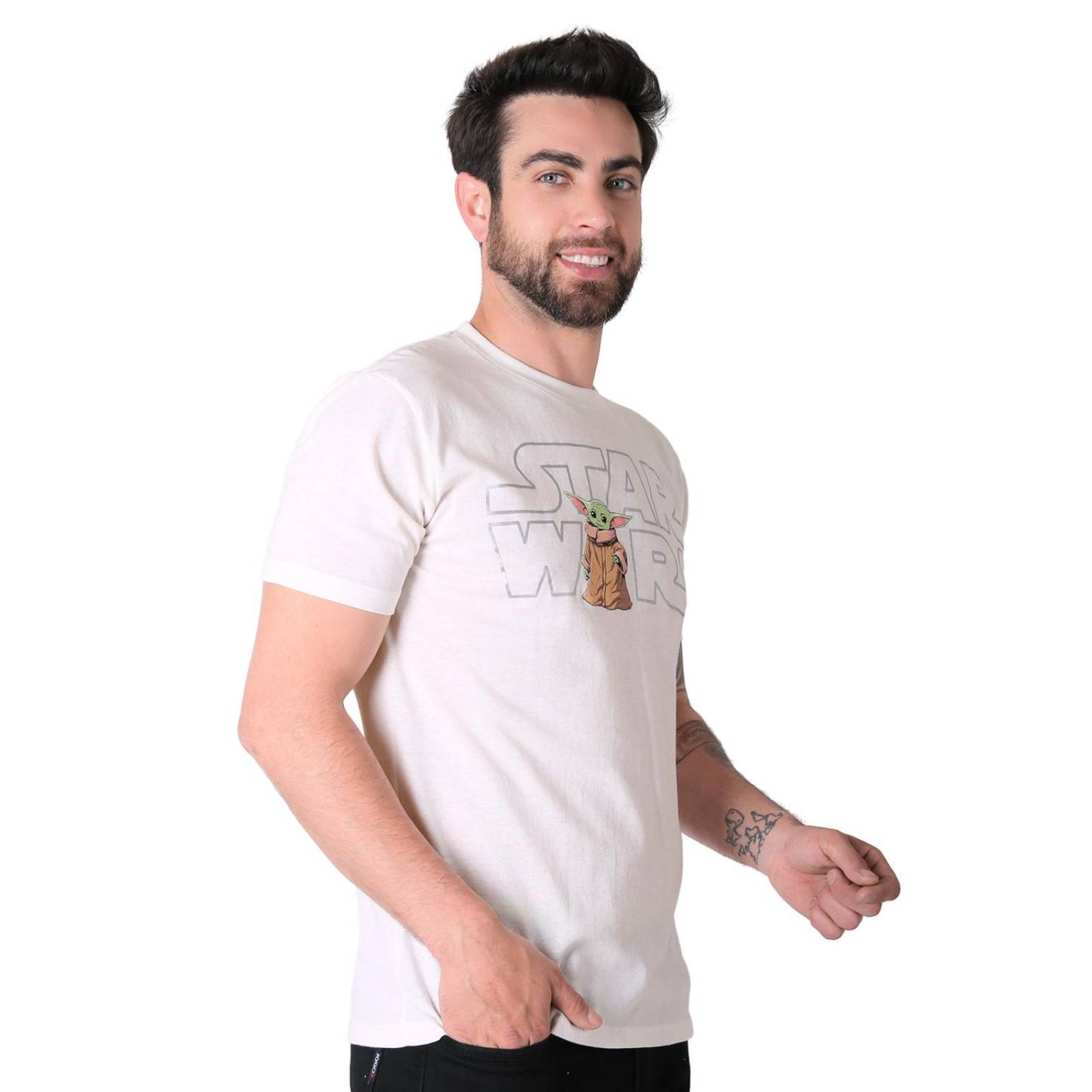 Playera Hombre Moda Camiseta Azul Star Wars 58204844 