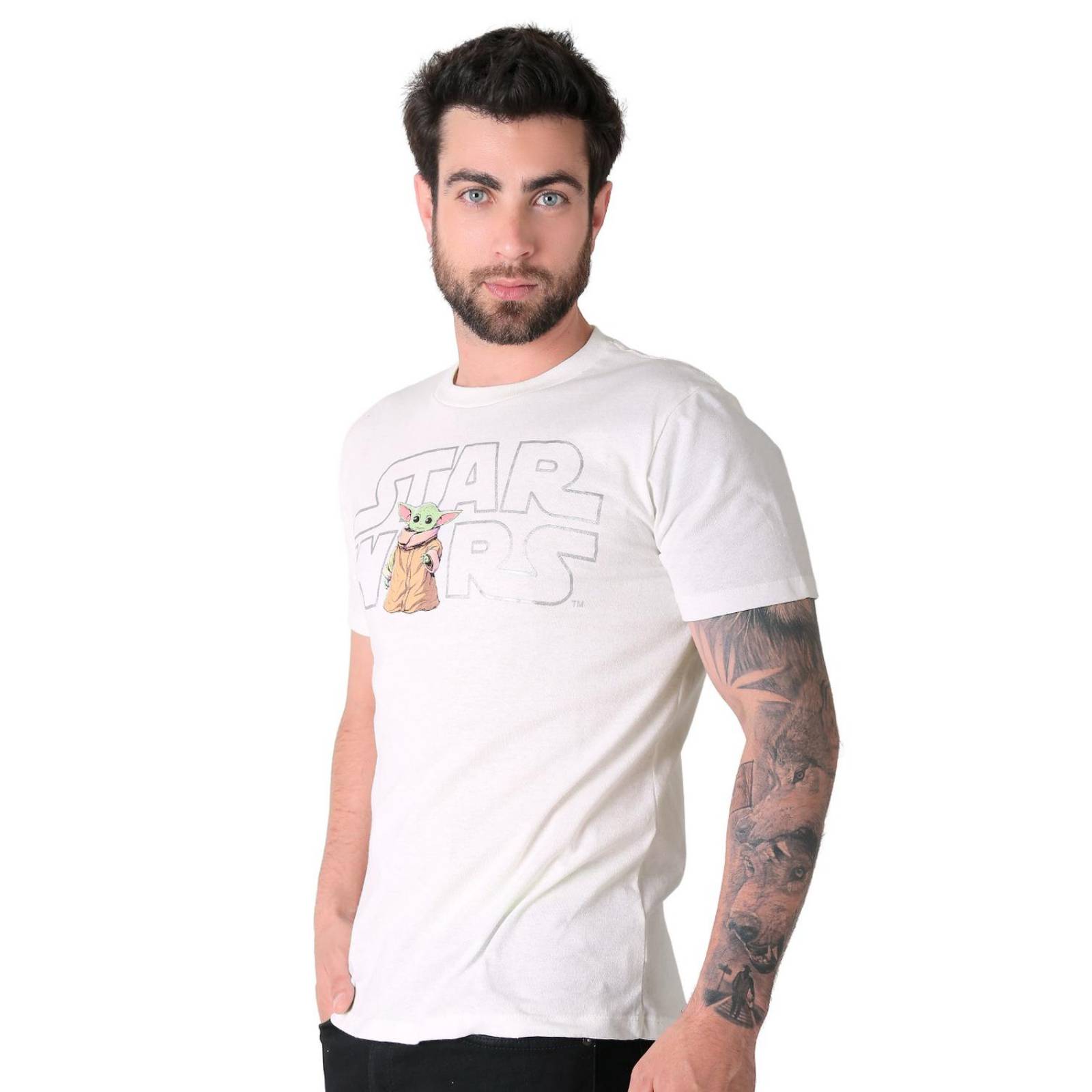 Playera Hombre Moda Camiseta Azul Star Wars 58204844 