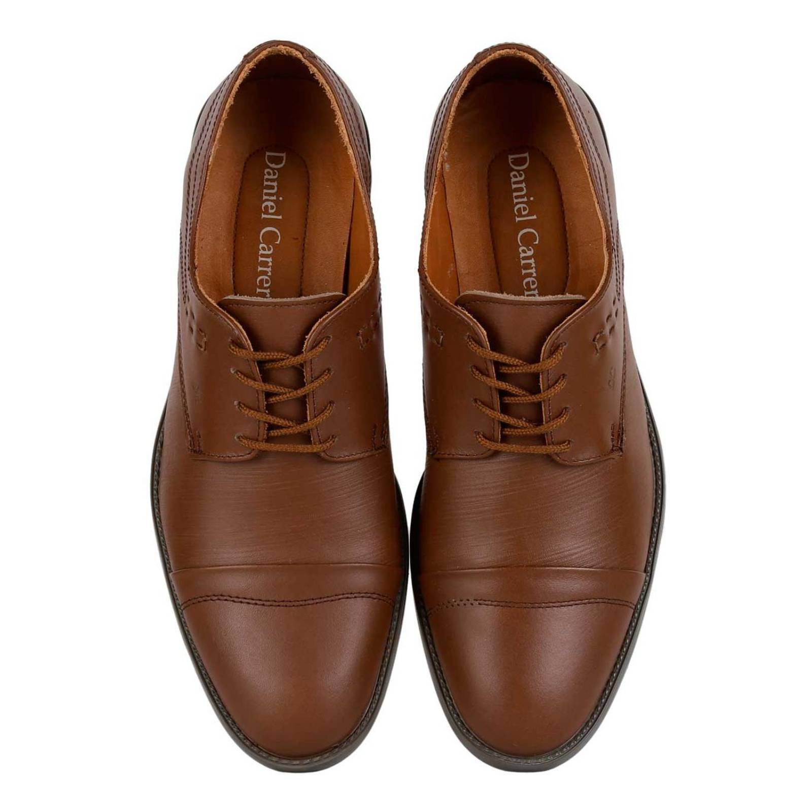 Zapato Hombre Oxford Vestir Café Piel DanielCarrera 10304000