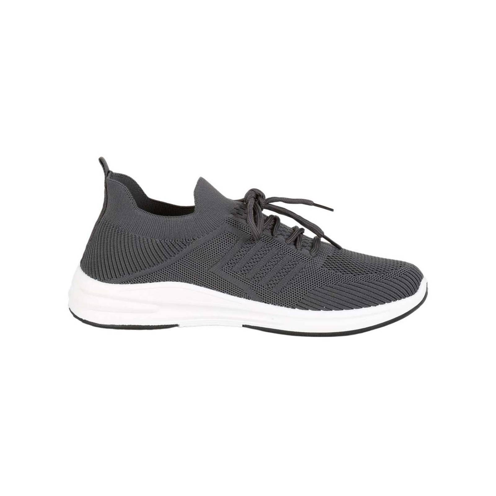 Tenis Hombre Casual Gris Comfort Foam 11404012 