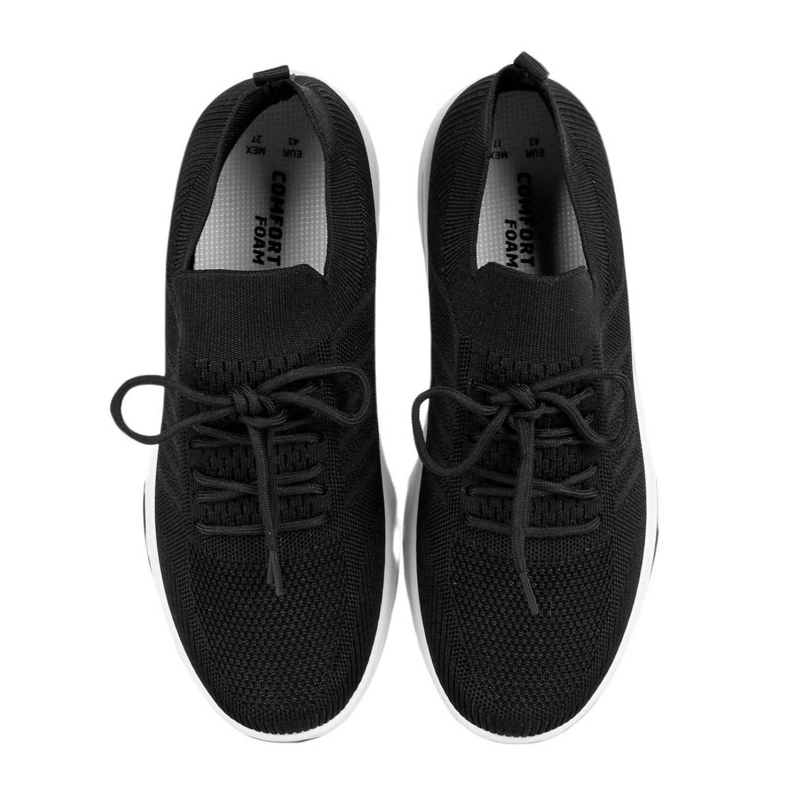 Tenis Mujer Casual Negro Comfort Foam 11404011