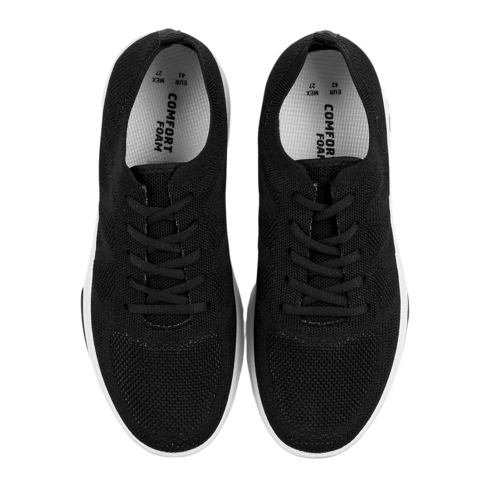 Tenis Mujer Casual Negro Comfort Foam 11404010 