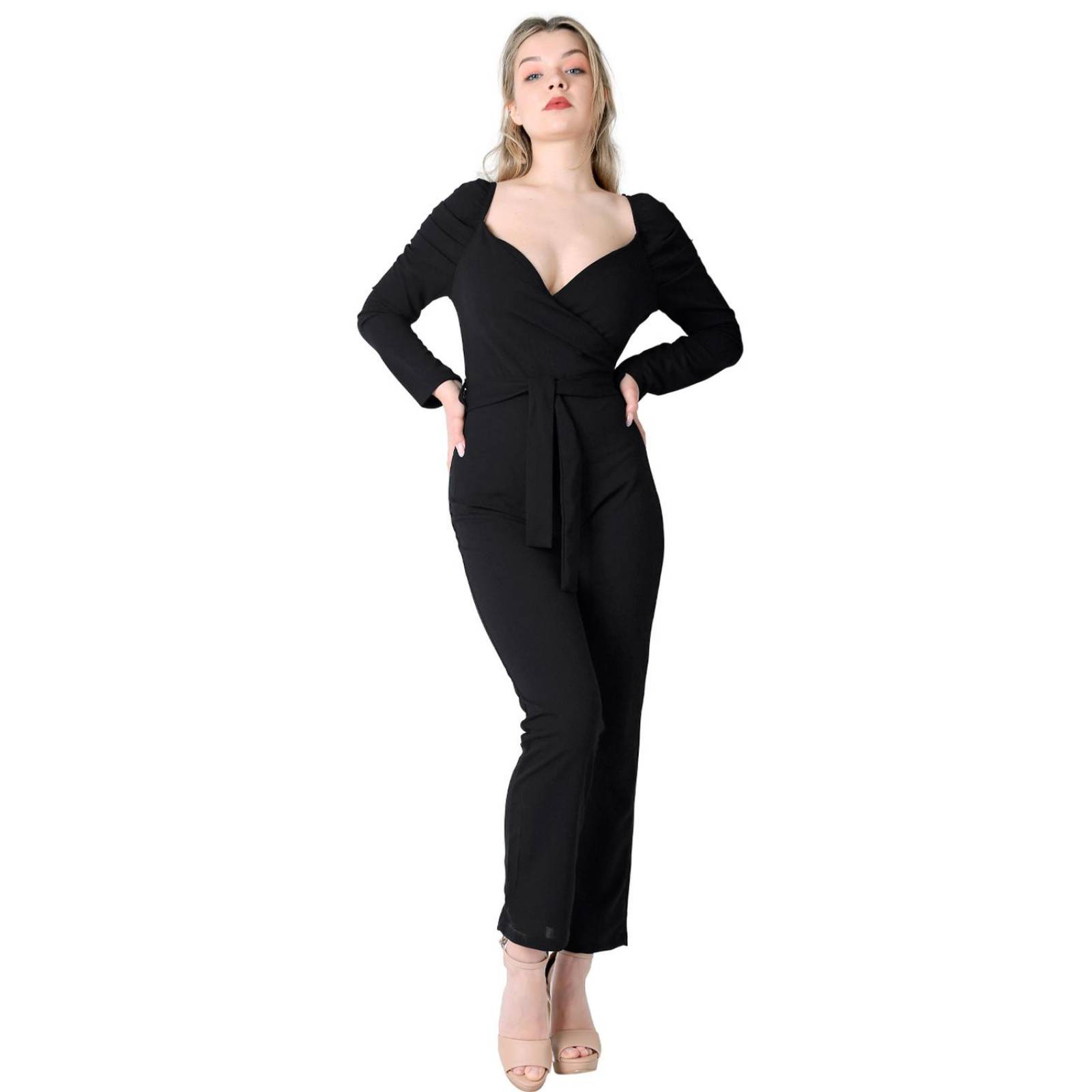 Jumpsuit Mujer Formal Negro Stfashion 52404815