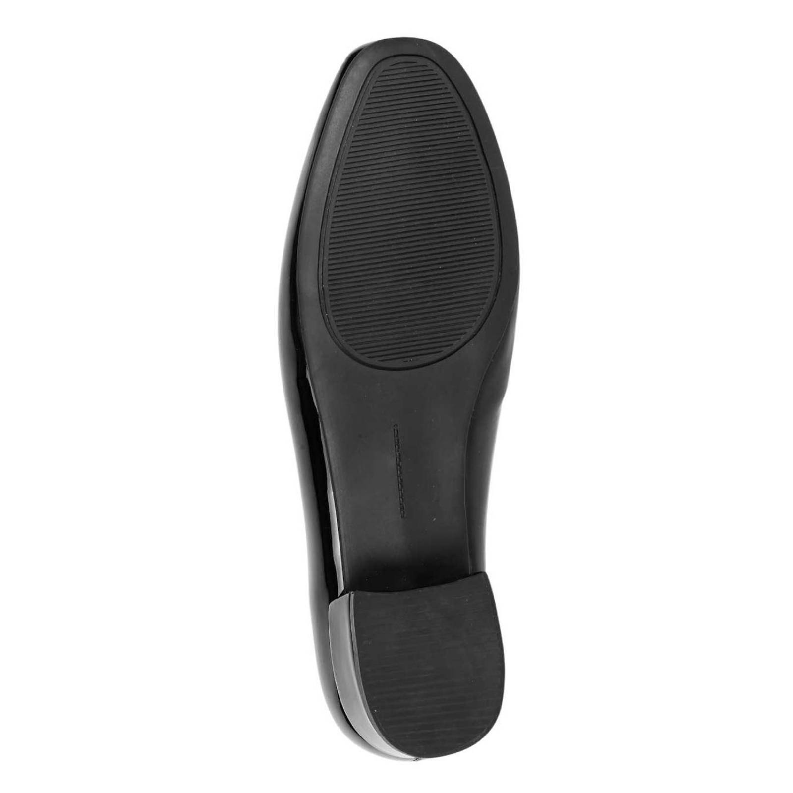 Zapato Mujer Mocasín Vestir Tacón Negro Valdano 01404000