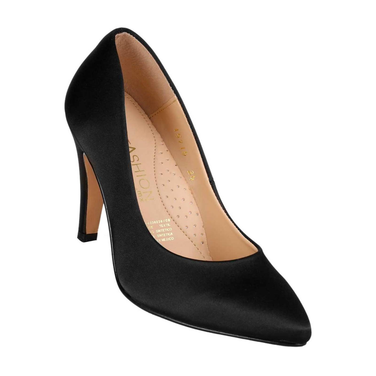 Zapatilla Mujer Tacón Negro Stfashion 12304018 