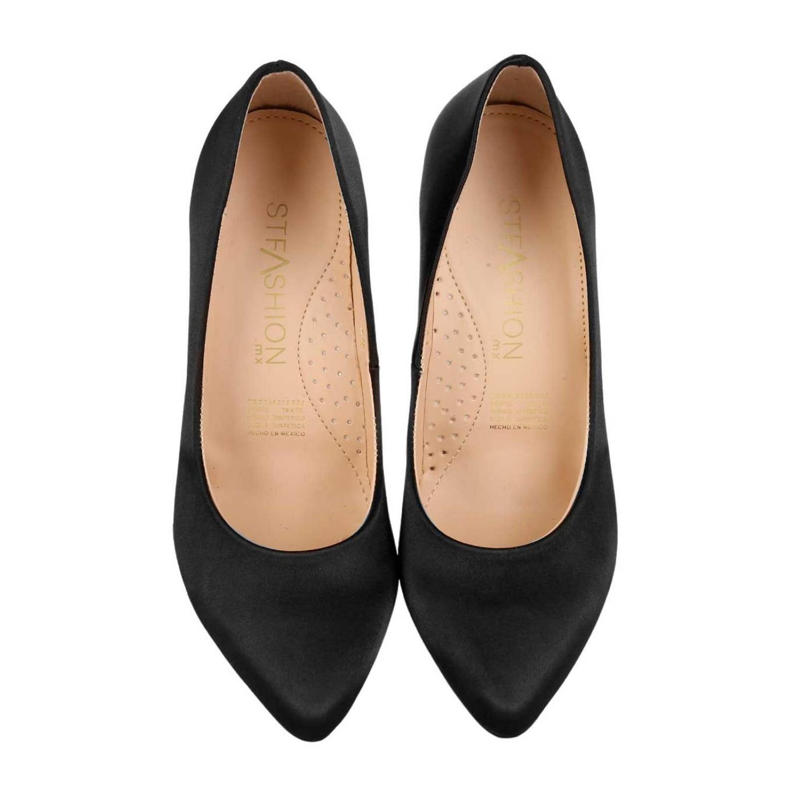 Zapatilla Mujer Tacón Negro Stfashion 12304018 