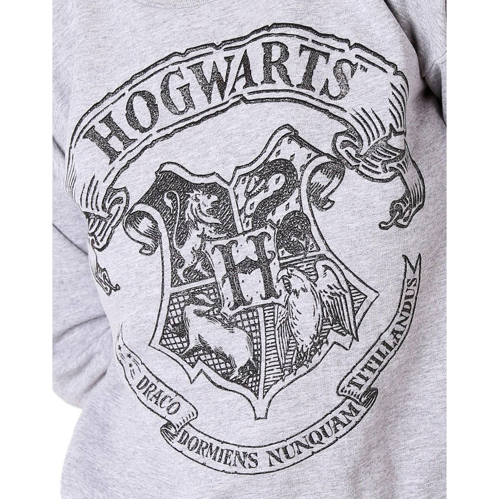 Sudadera Mujer Moda Sin Capucha Gris Harry Potter 58204871 