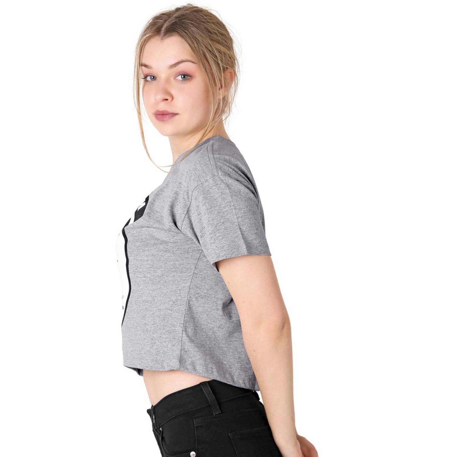 Playera Mujer Moda Camiseta Gris Harry Potter 58205001 