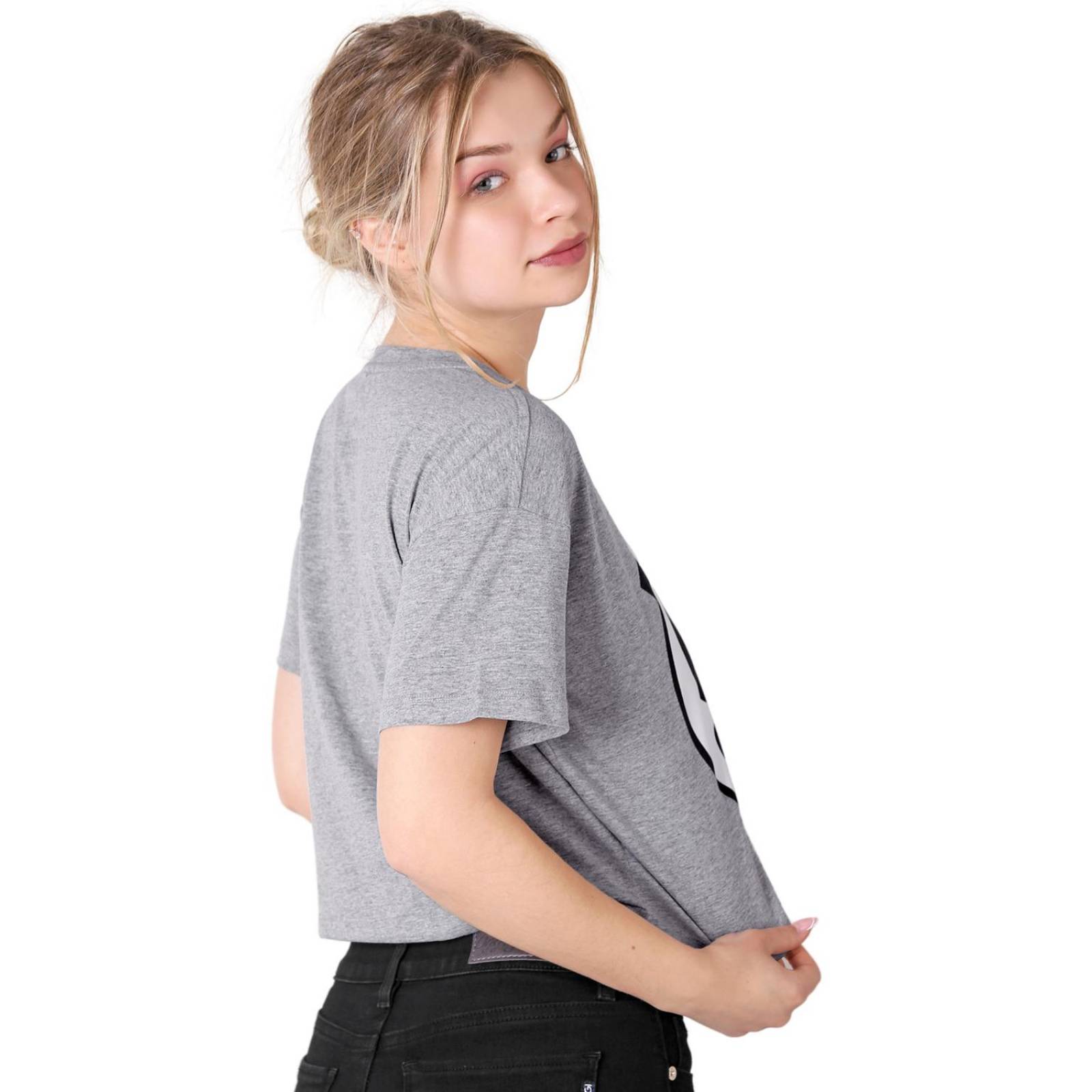 Playera Mujer Moda Camiseta Gris Harry Potter 58205001 