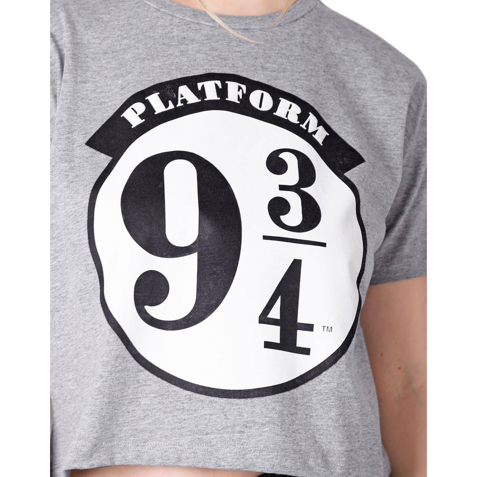Playera Mujer Moda Camiseta Gris Harry Potter 58205001 