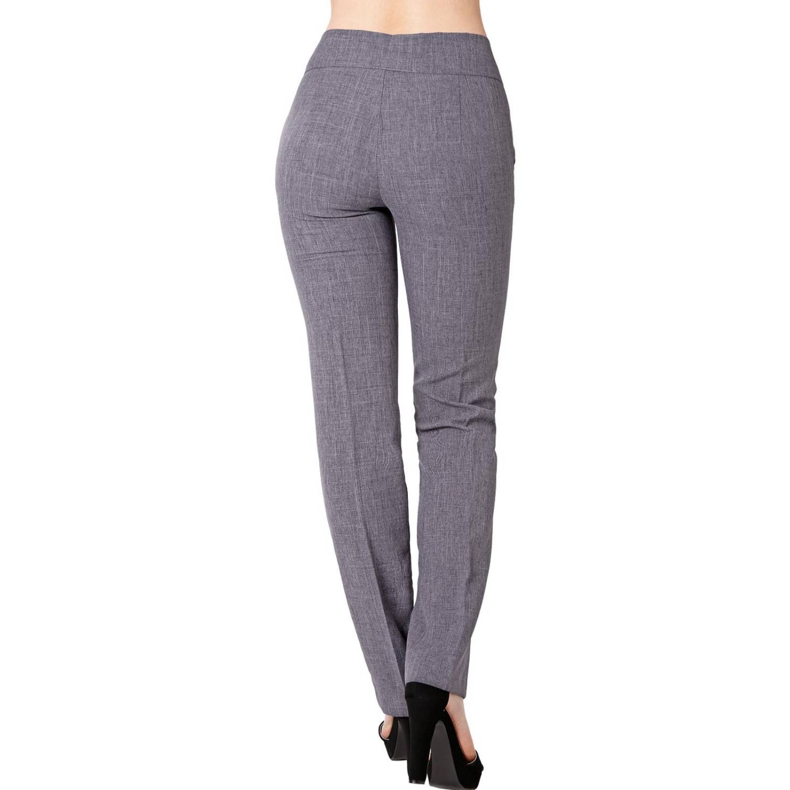 Pantalón Mujer Vestir Recto Gris Stfashion 79305000 .