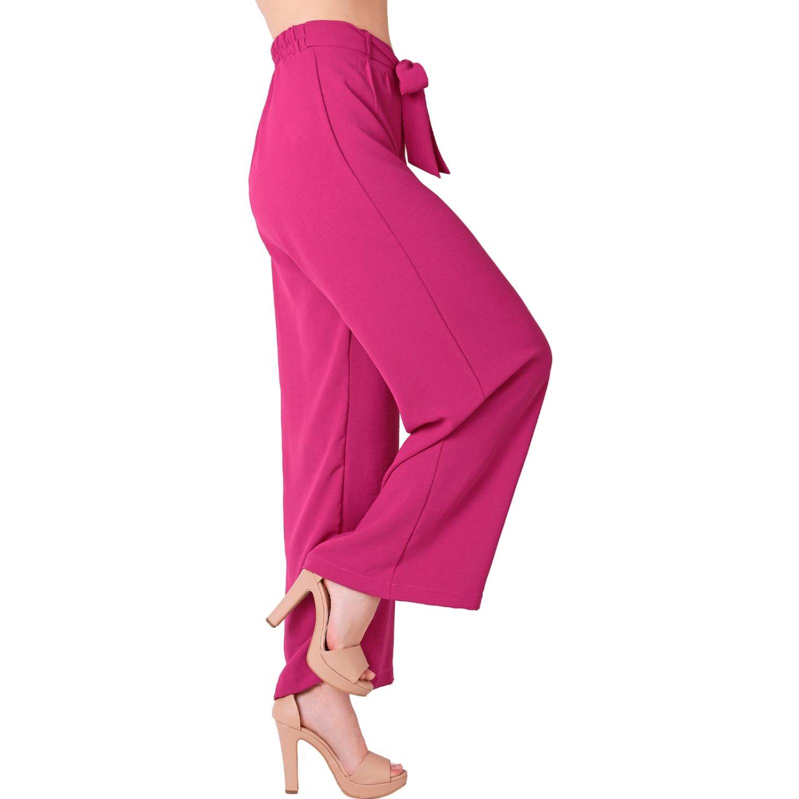 Pantalón Mujer Moda Recto Rosa Stfashion 79304645 .