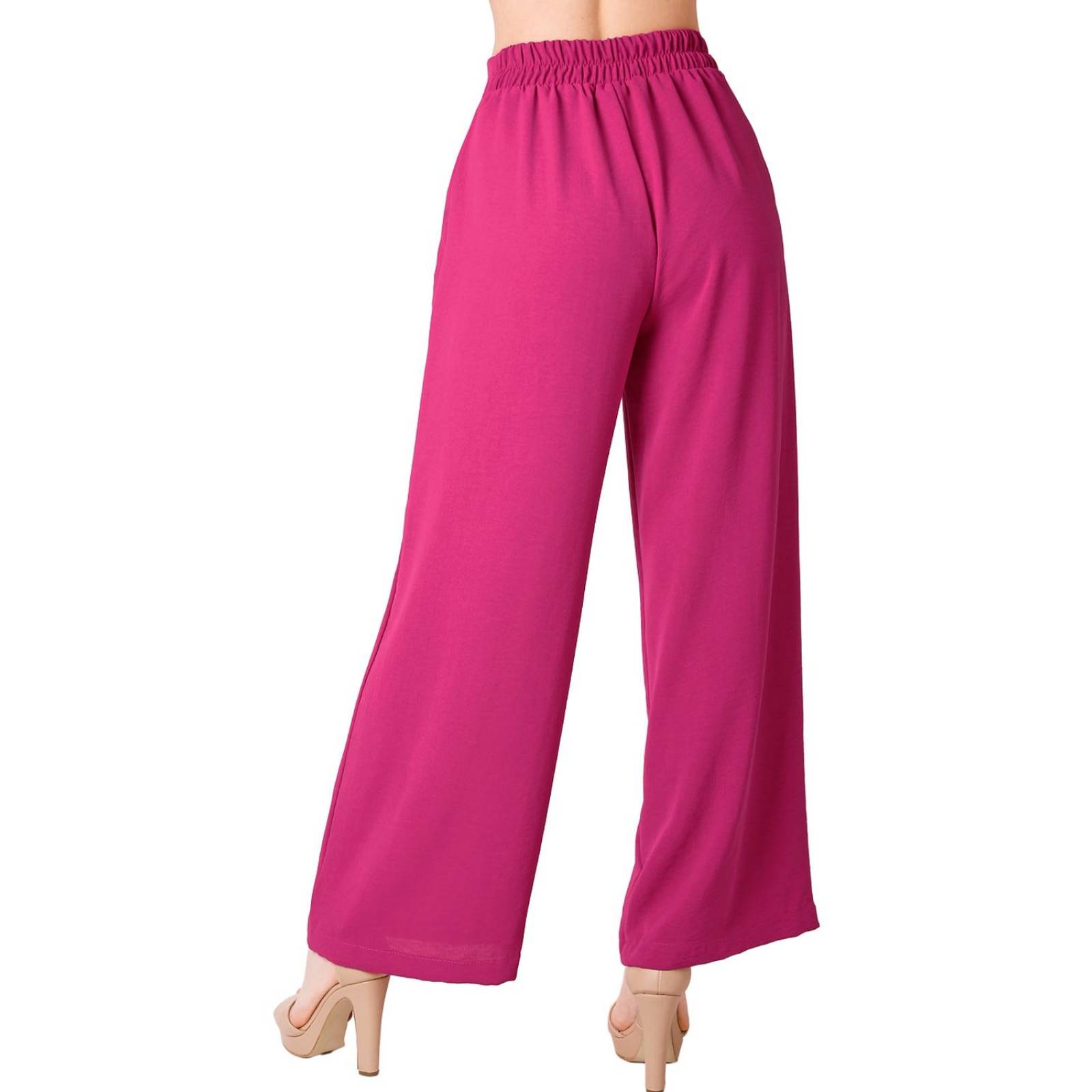 Pantalón Mujer Moda Recto Rosa Stfashion 79304645 .