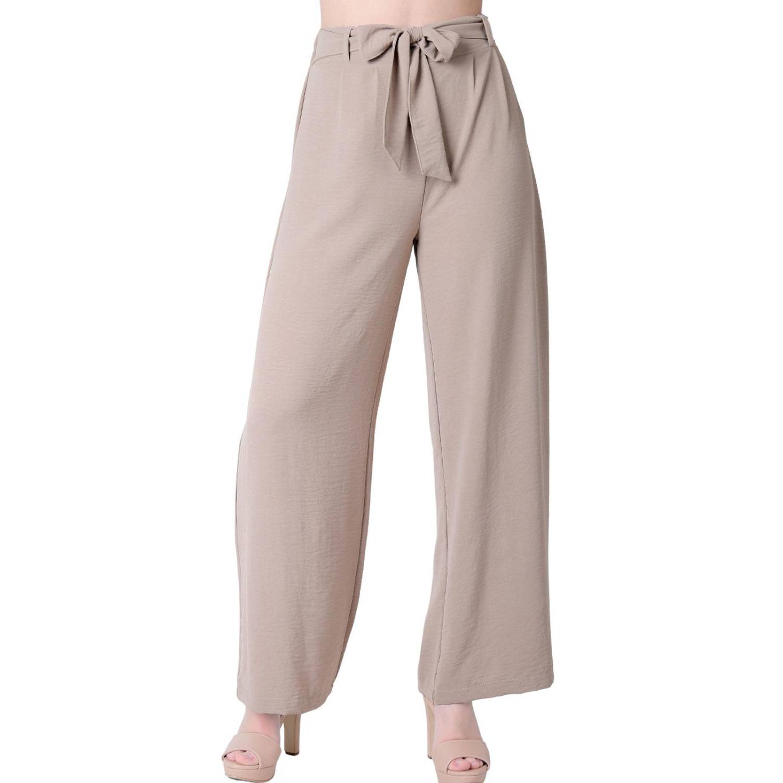 Pantalones Beige Mujer