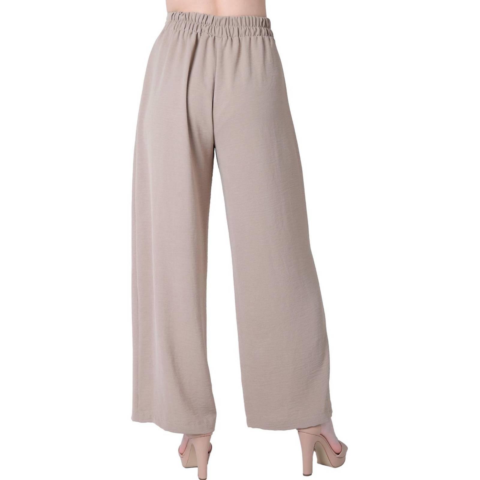 Pantalón Mujer Moda Recto Beige Stfashion 79304804 .