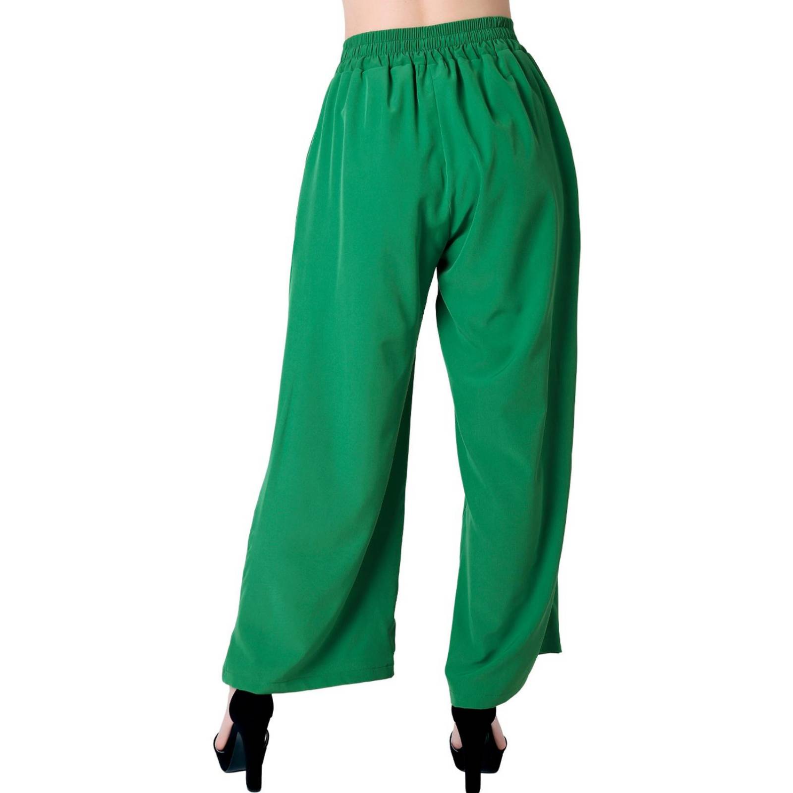 Pantalón Mujer Moda Recto Verde Stfashion 69704808 