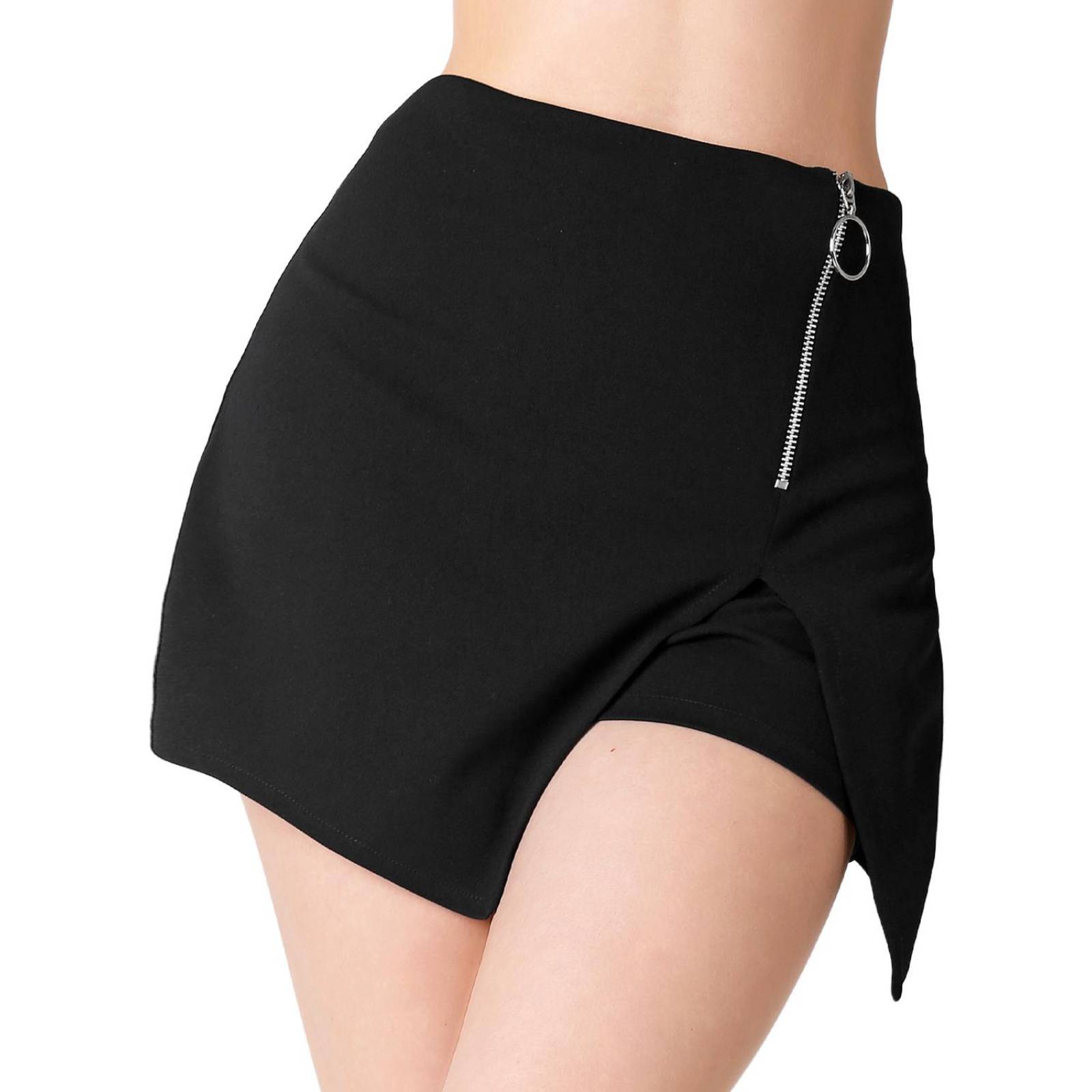 Falda-Short Mujer Negro Stfashion 79305027 .