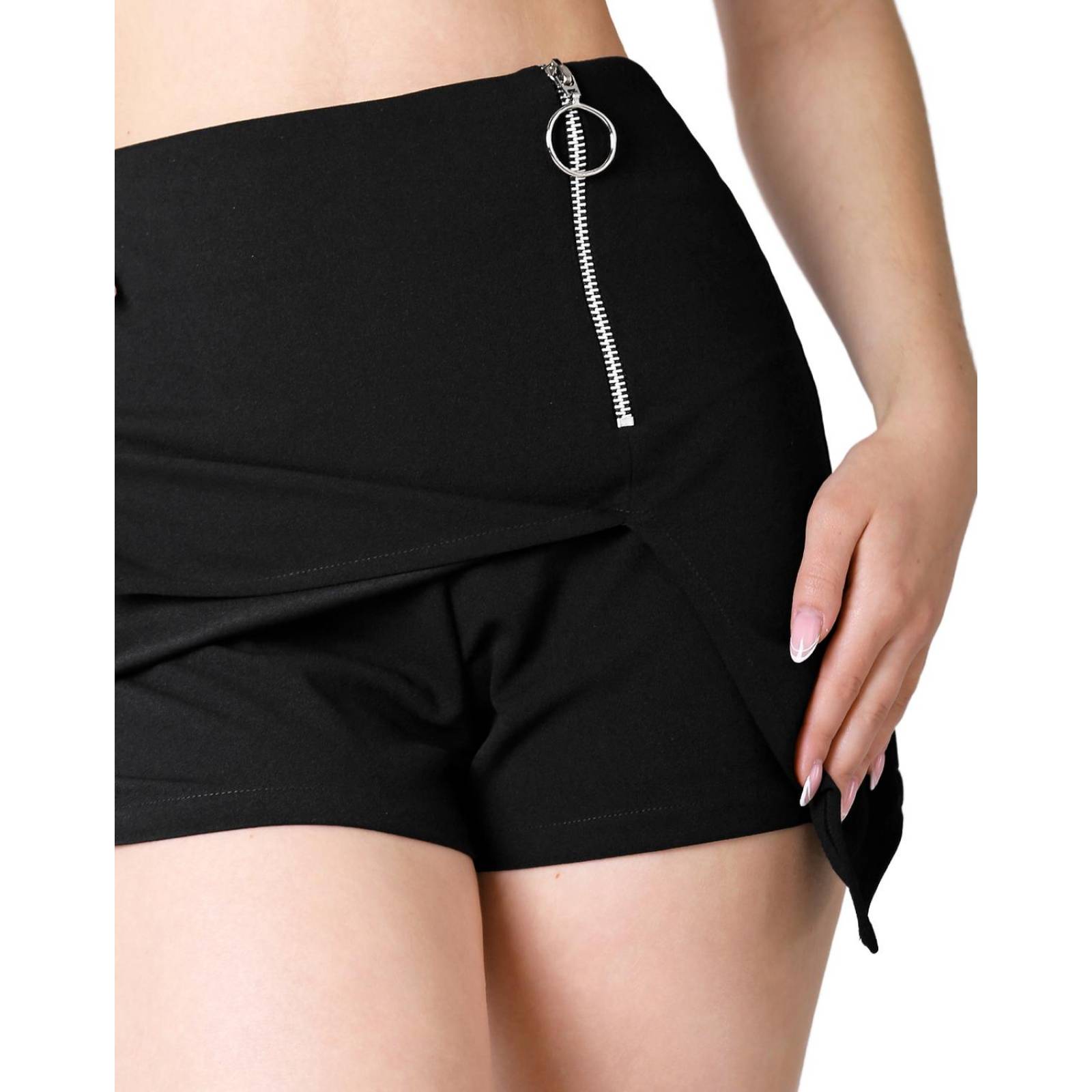 Falda-Short Mujer Negro Stfashion 79305027 .