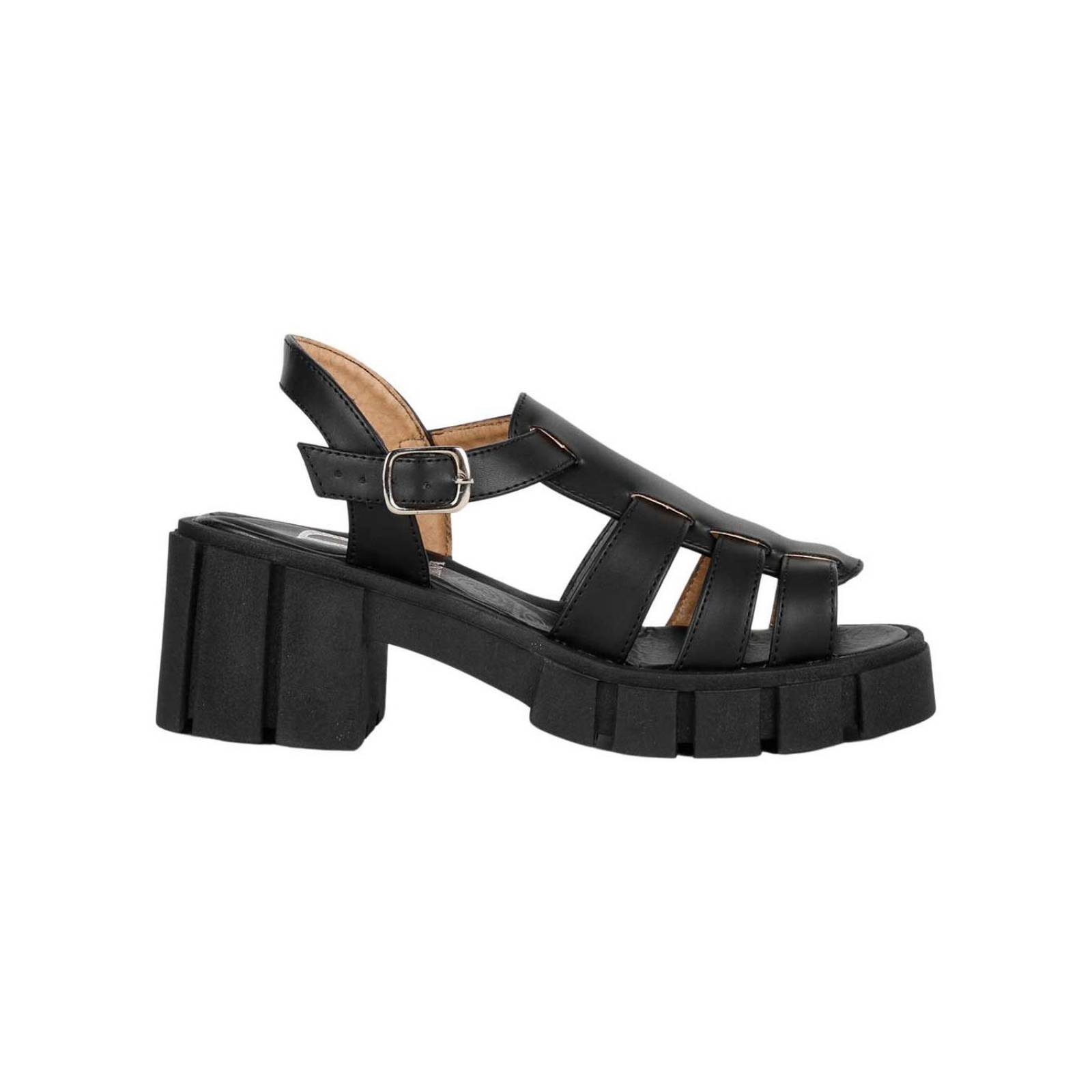 Sandalia Mujer Casual Tacón Negro Brunella 03304000 