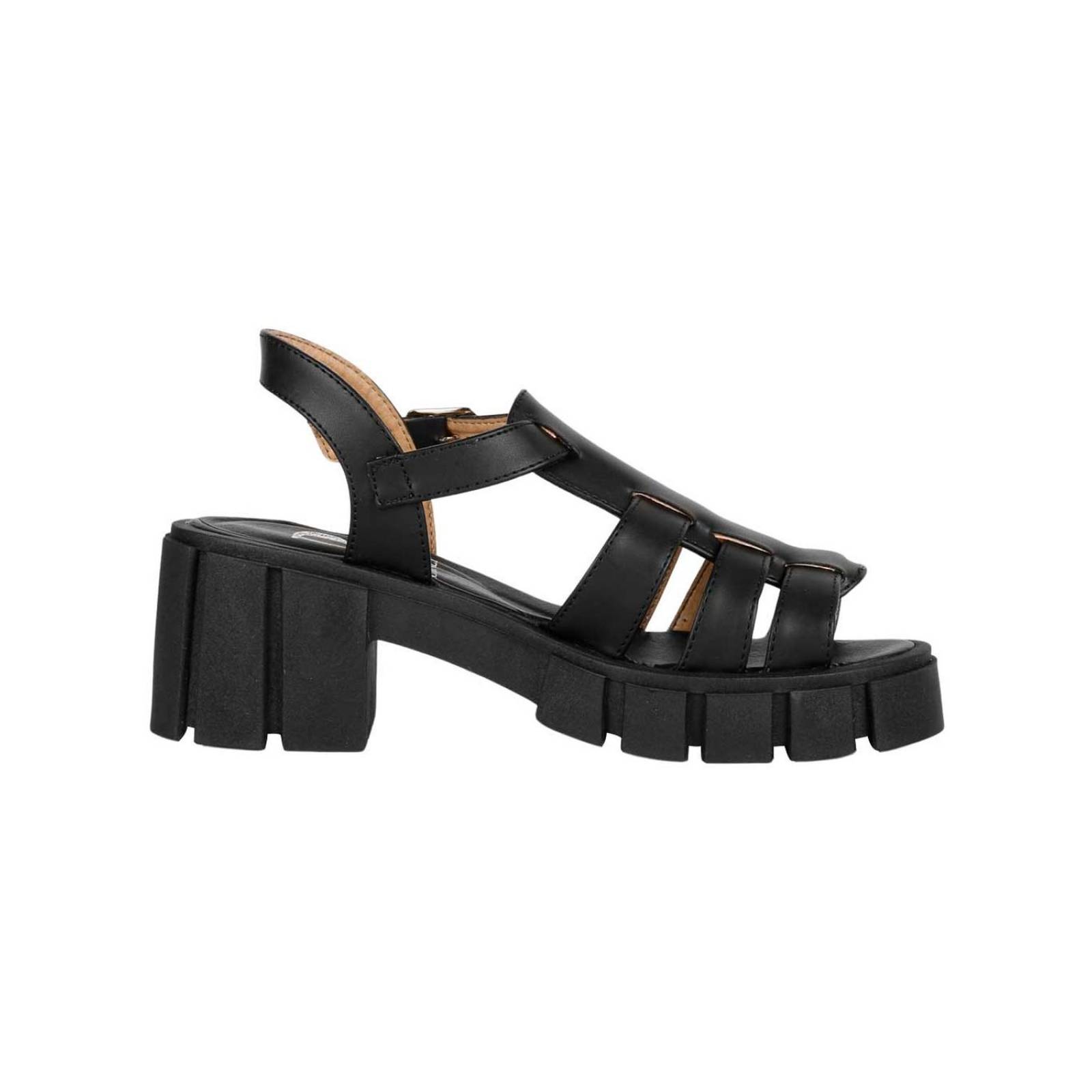 Sandalia Mujer Casual Tacón Negro Brunella 03304000 