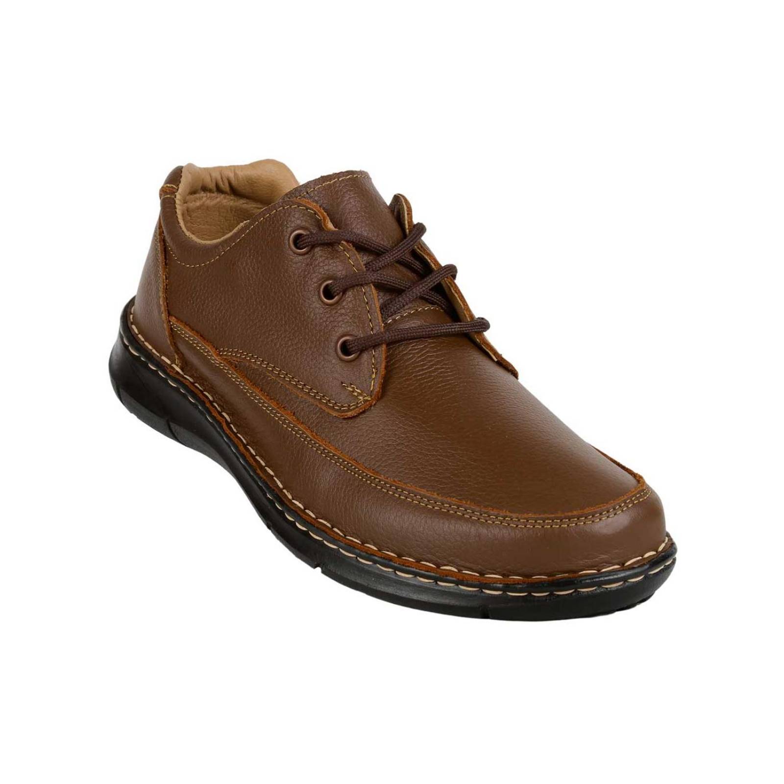 Zapato Hombre Oxford Casual Café Piel Stfashion 13404002 
