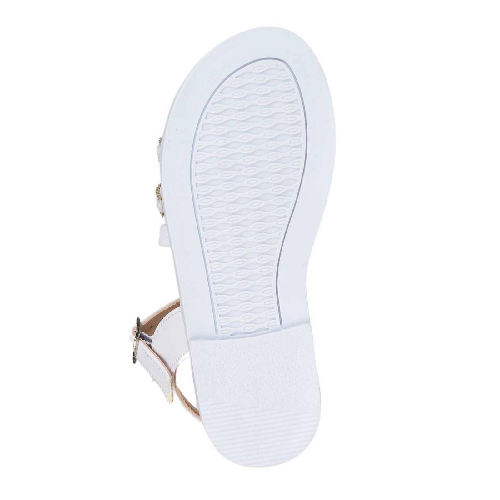 Sandalia Niña Casual Piso Blanco Lia 19904003 