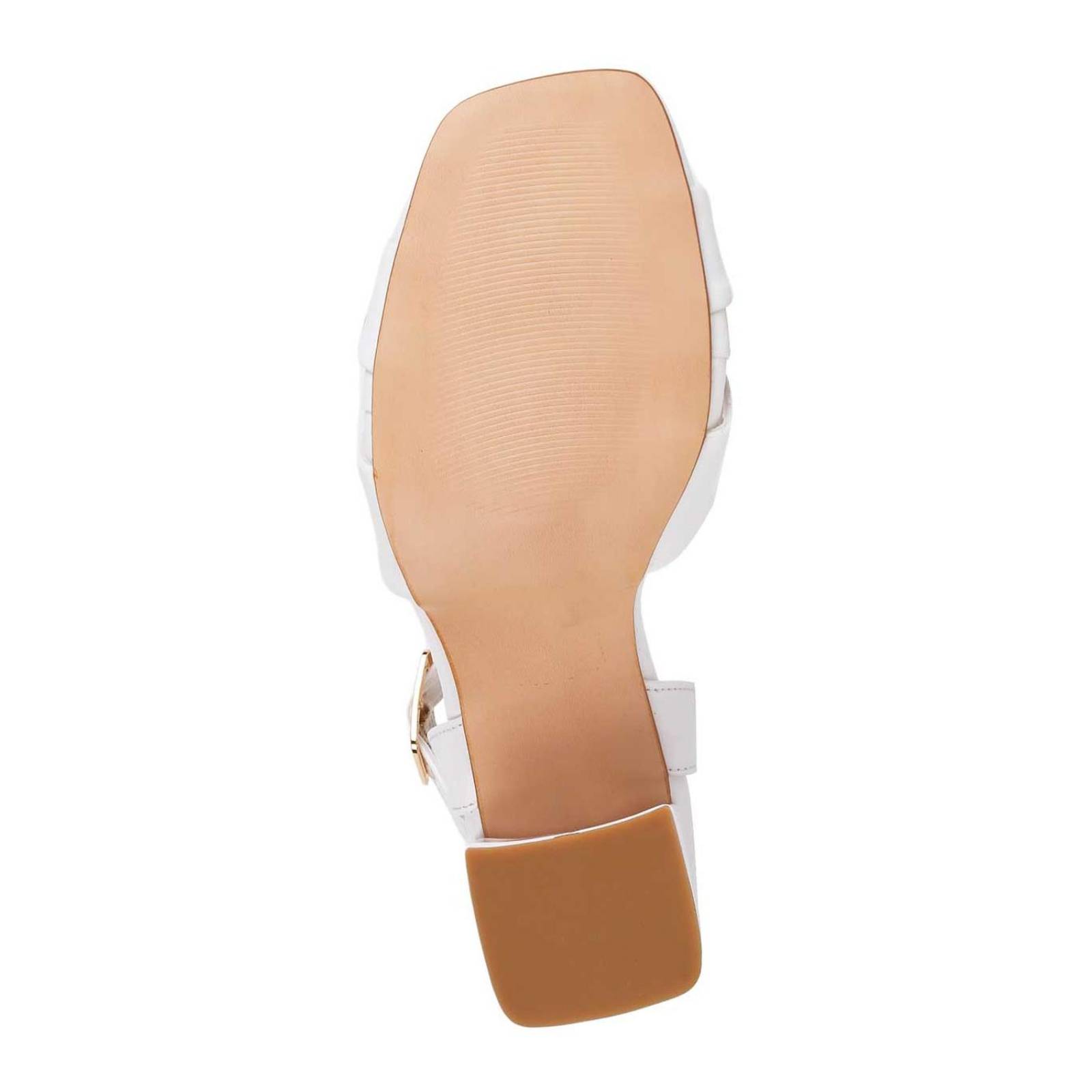 Sandalia Mujer Formal Tacón Crema Lady Paulina 02704003 