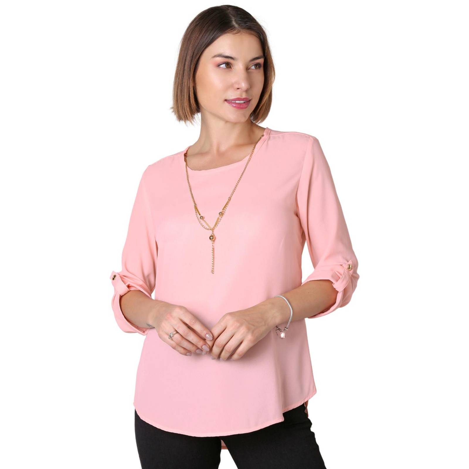 Blusas Rosa Mujer