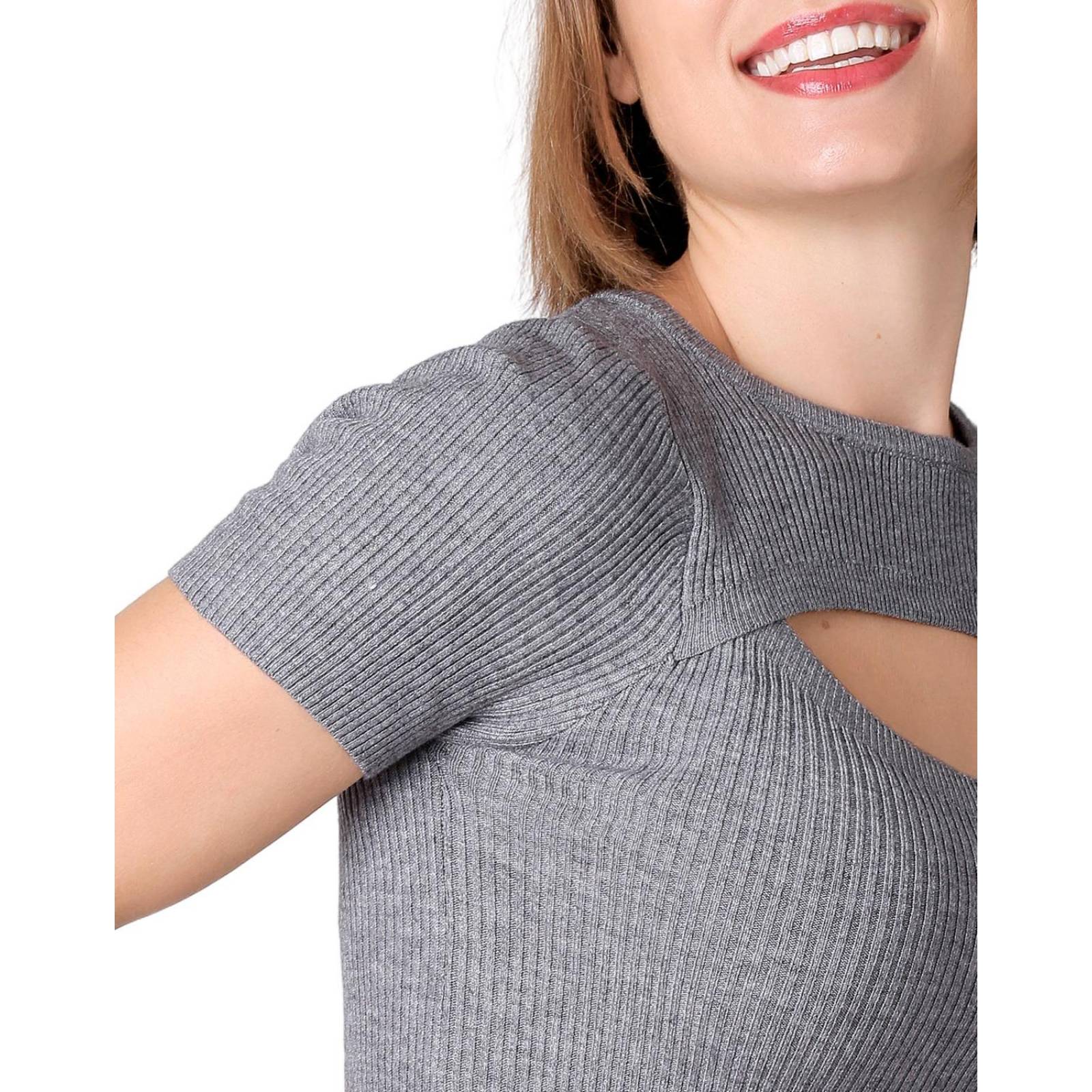 Blusa Mujer Gris Uk 56704826 