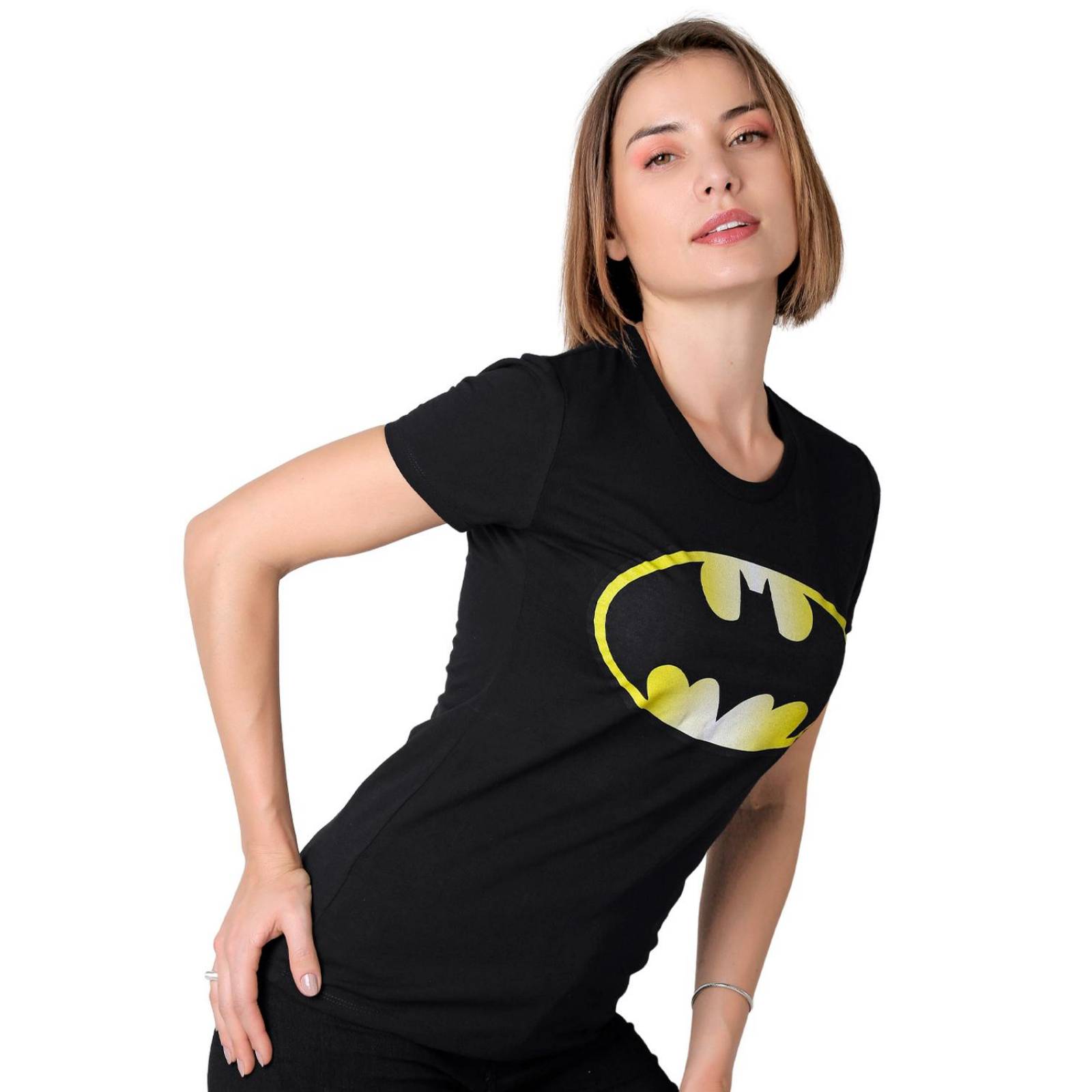 Playera Mujer Moda Camiseta Negro Batman 56505065 