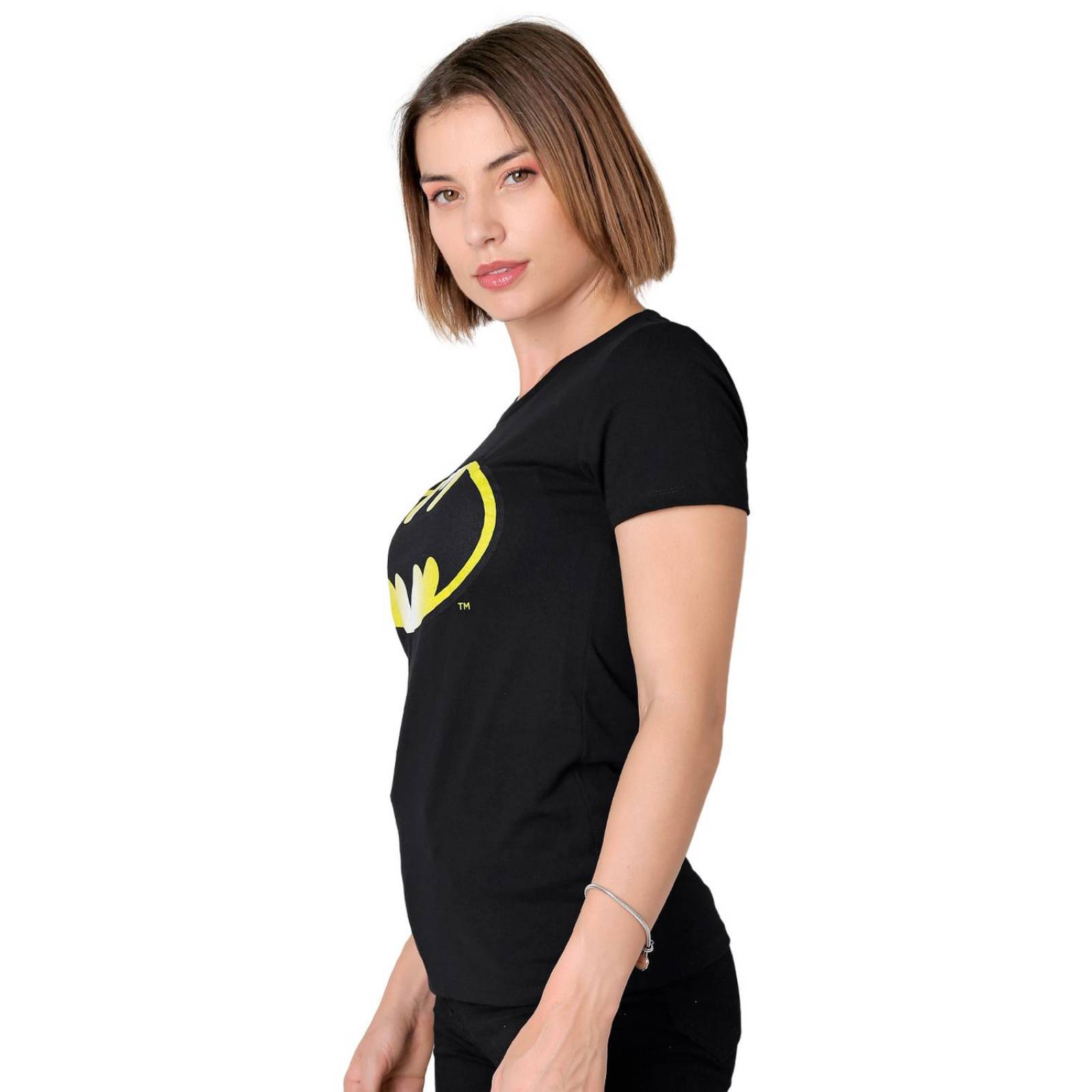 Playera Mujer Moda Camiseta Negro Batman 56505065 