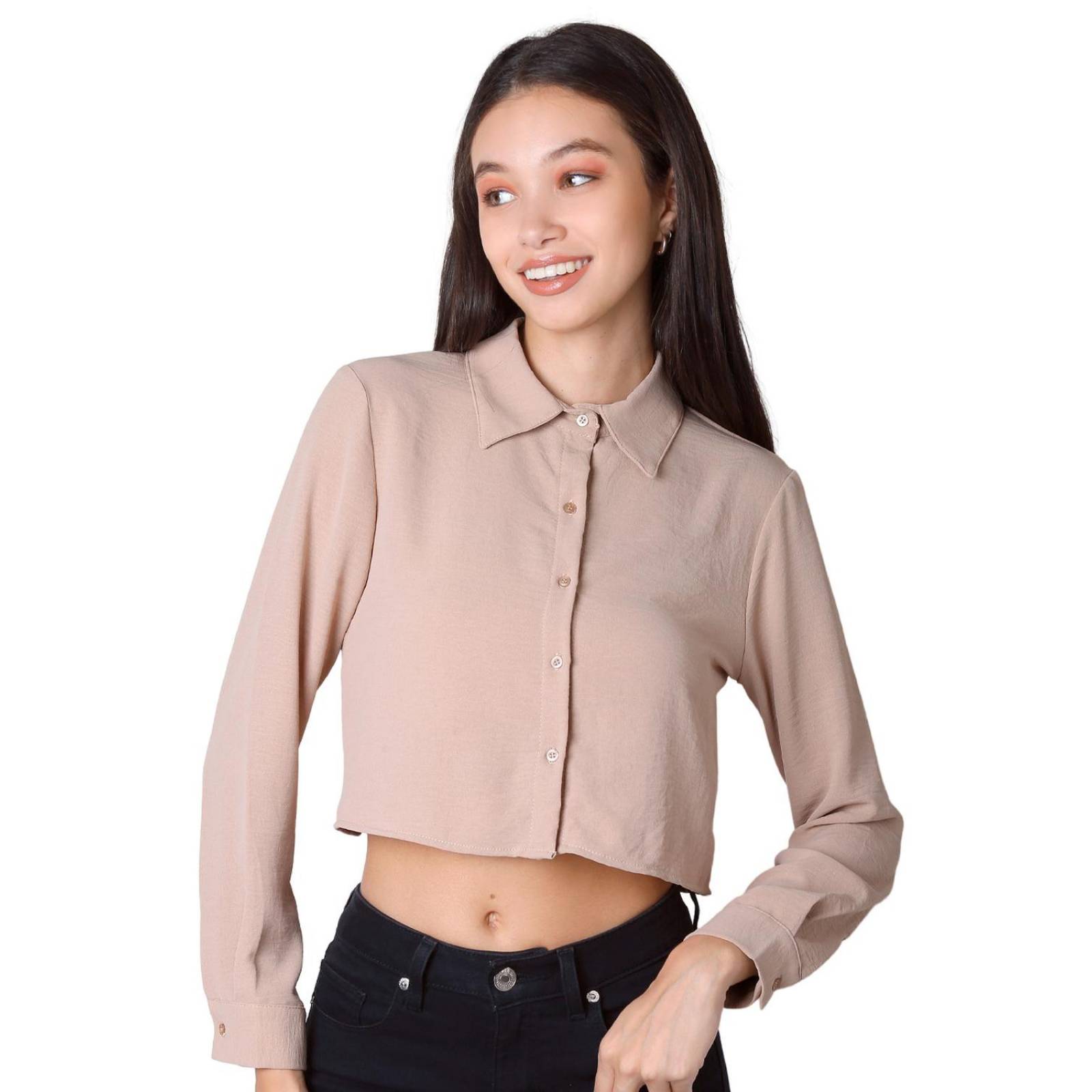 Blusa Mujer Beige Stfashion 60405011