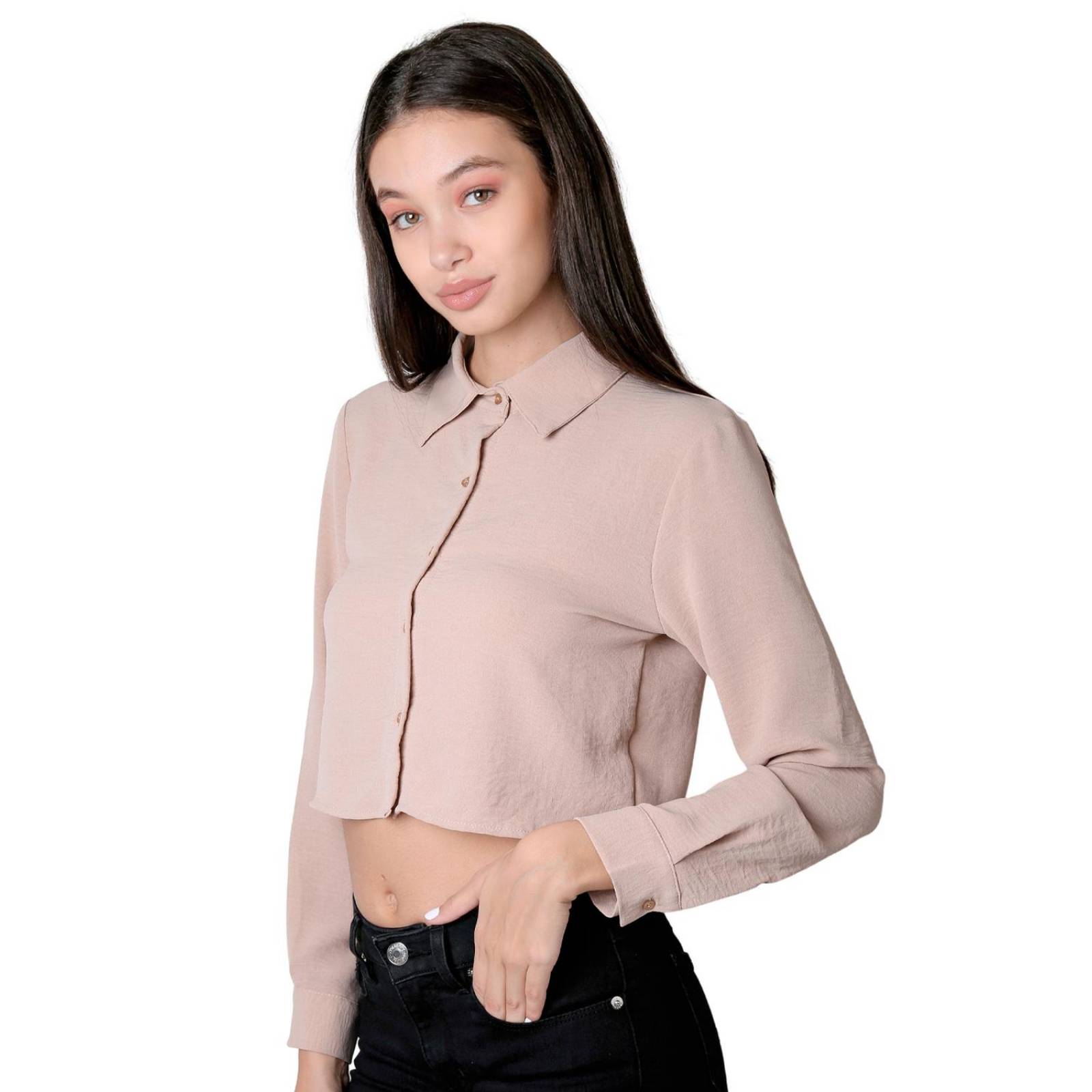 Blusa Mujer Beige Stfashion 60405011