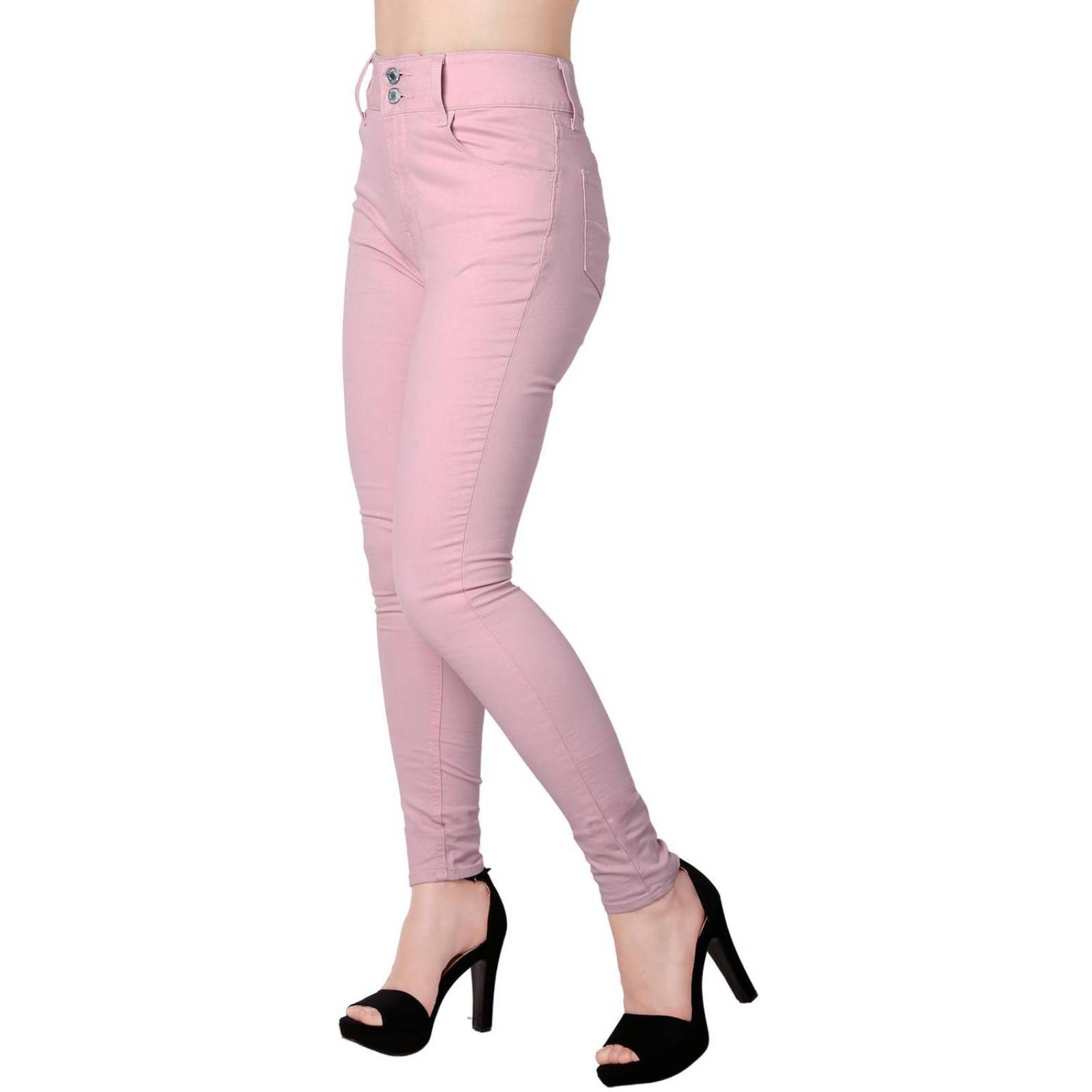 Pantalón Mujer Casual Skinny Rosa Oggi 59105017 