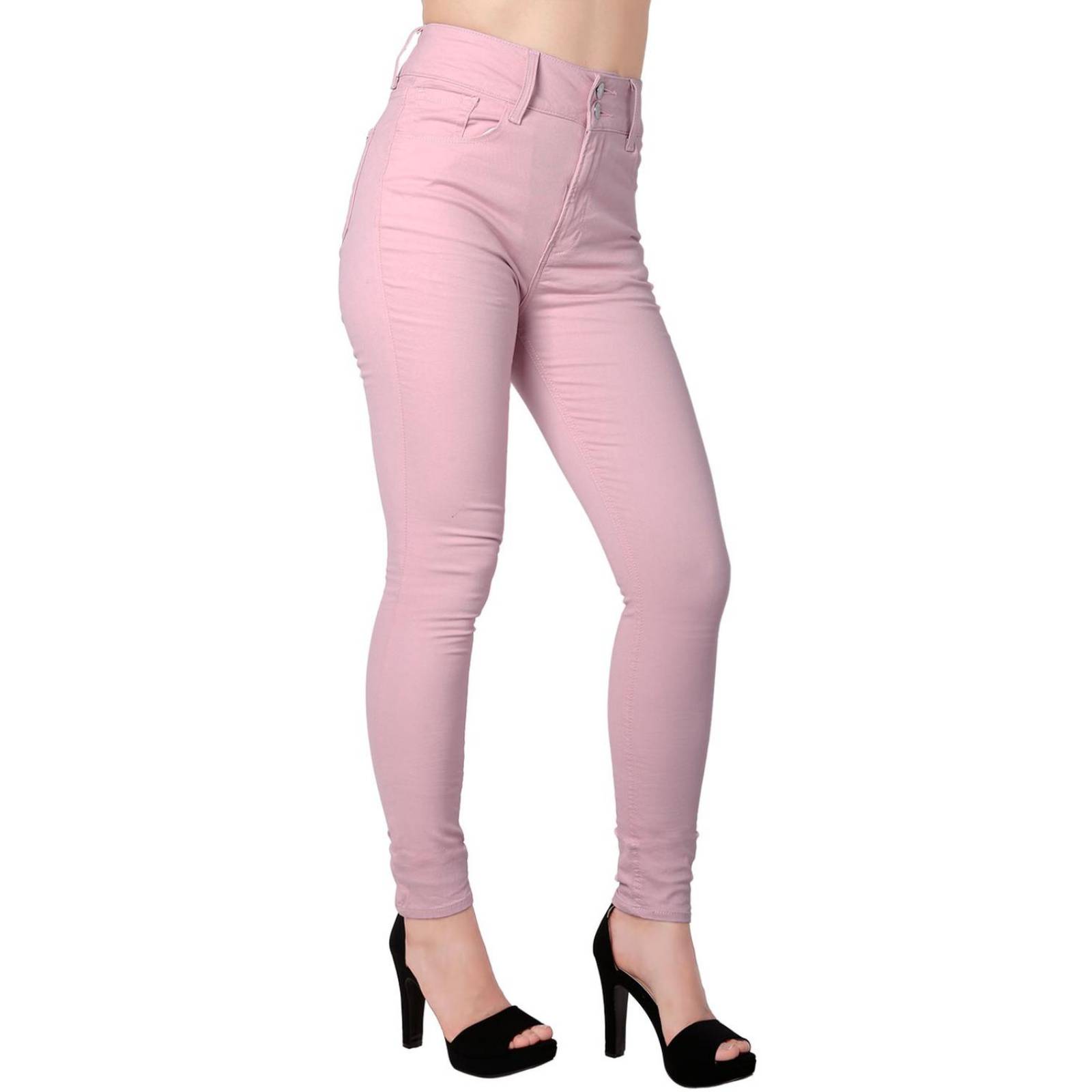 Pantalón Mujer Casual Skinny Rosa Oggi 59105017 