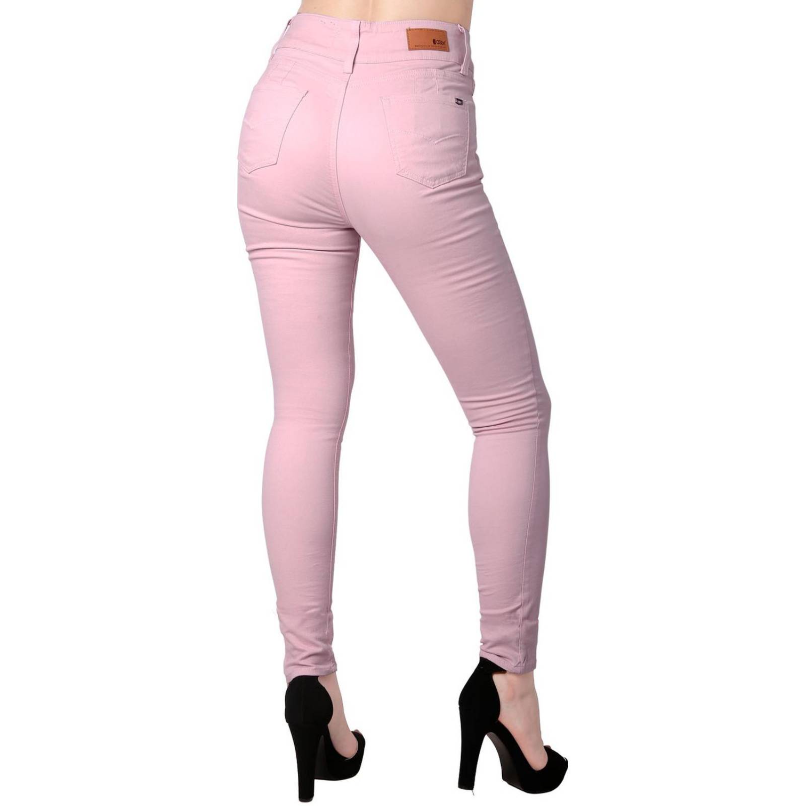 Pantalón Mujer Casual Skinny Rosa Oggi 59105017 