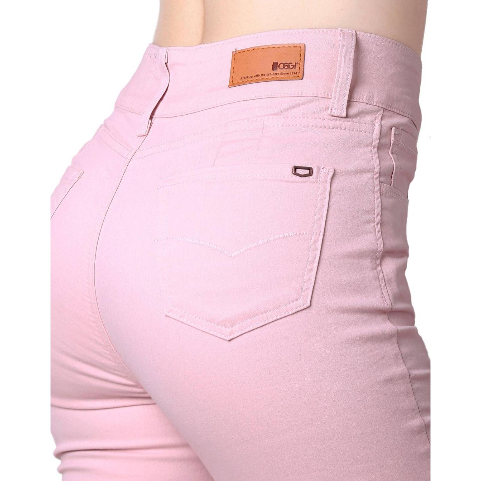 Pantalón Mujer Casual Skinny Rosa Oggi 59105017 