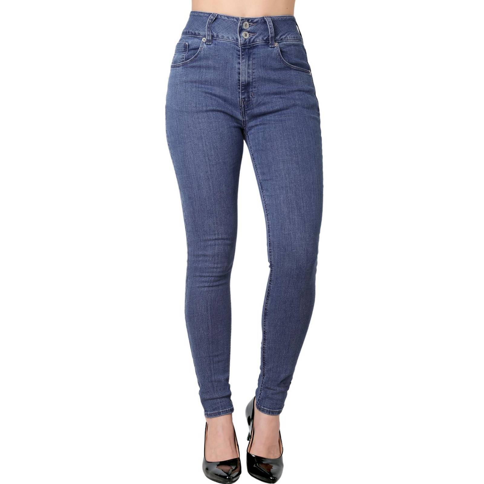 Jeans Mujer Básico Skinny Azul Oggi 59105004 