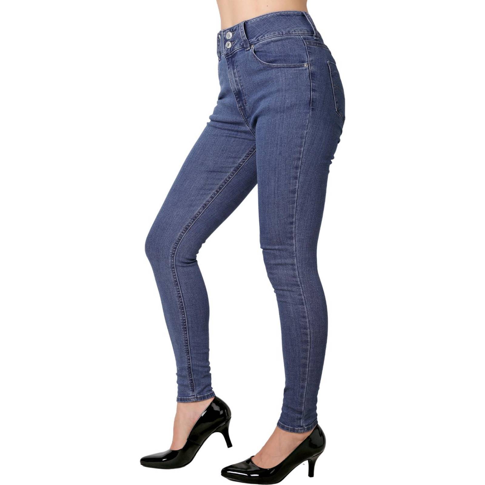 Jeans Mujer Básico Skinny Azul Oggi 59105004 