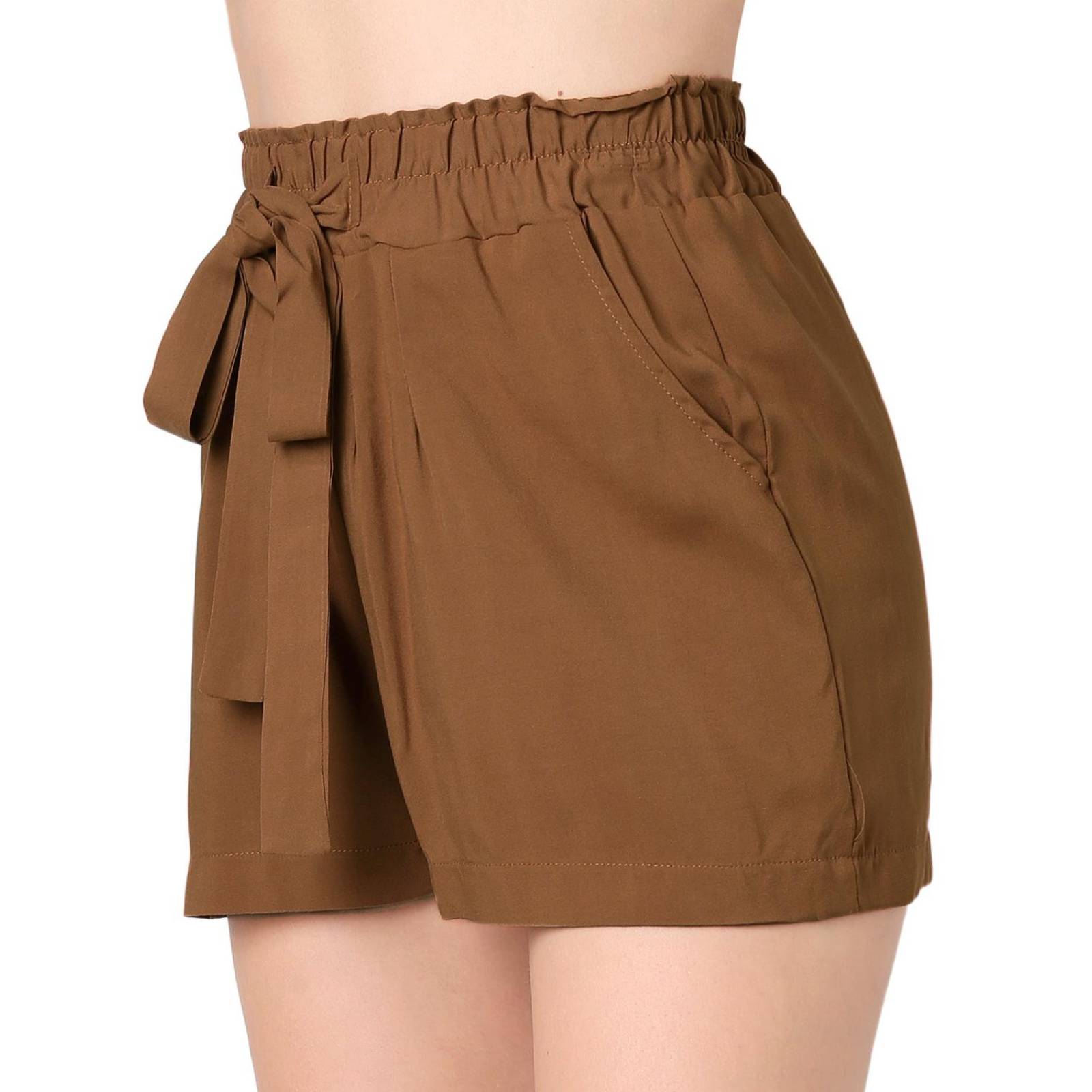Short Mujer Casual Slim Café Stfashion 60405001