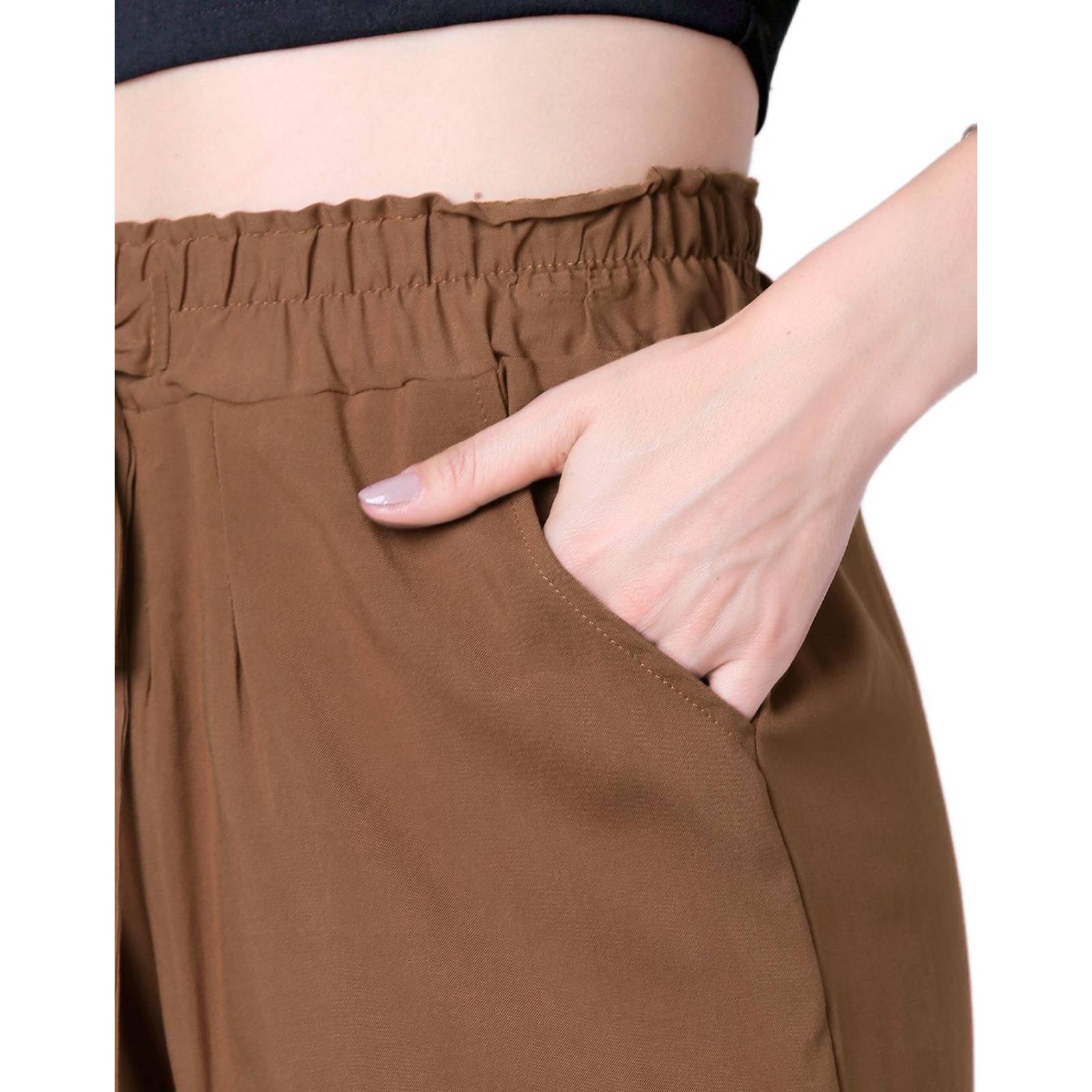 Short Mujer Casual Slim Café Stfashion 60405001