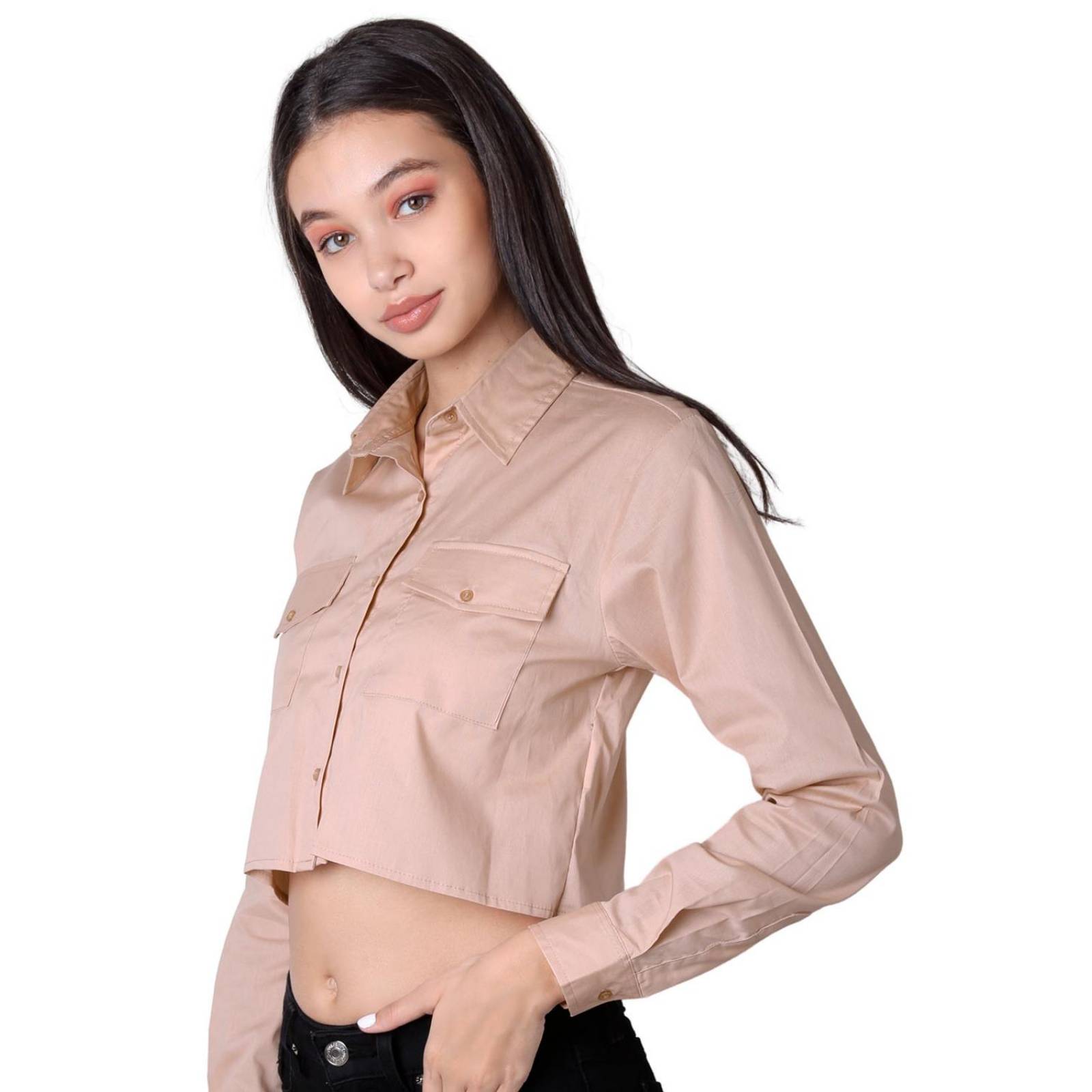 Blusa Mujer Beige Stfashion 60405006