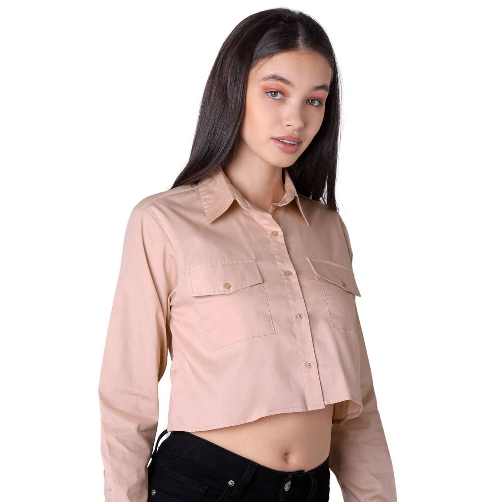 Blusa Mujer Beige Stfashion 60405006